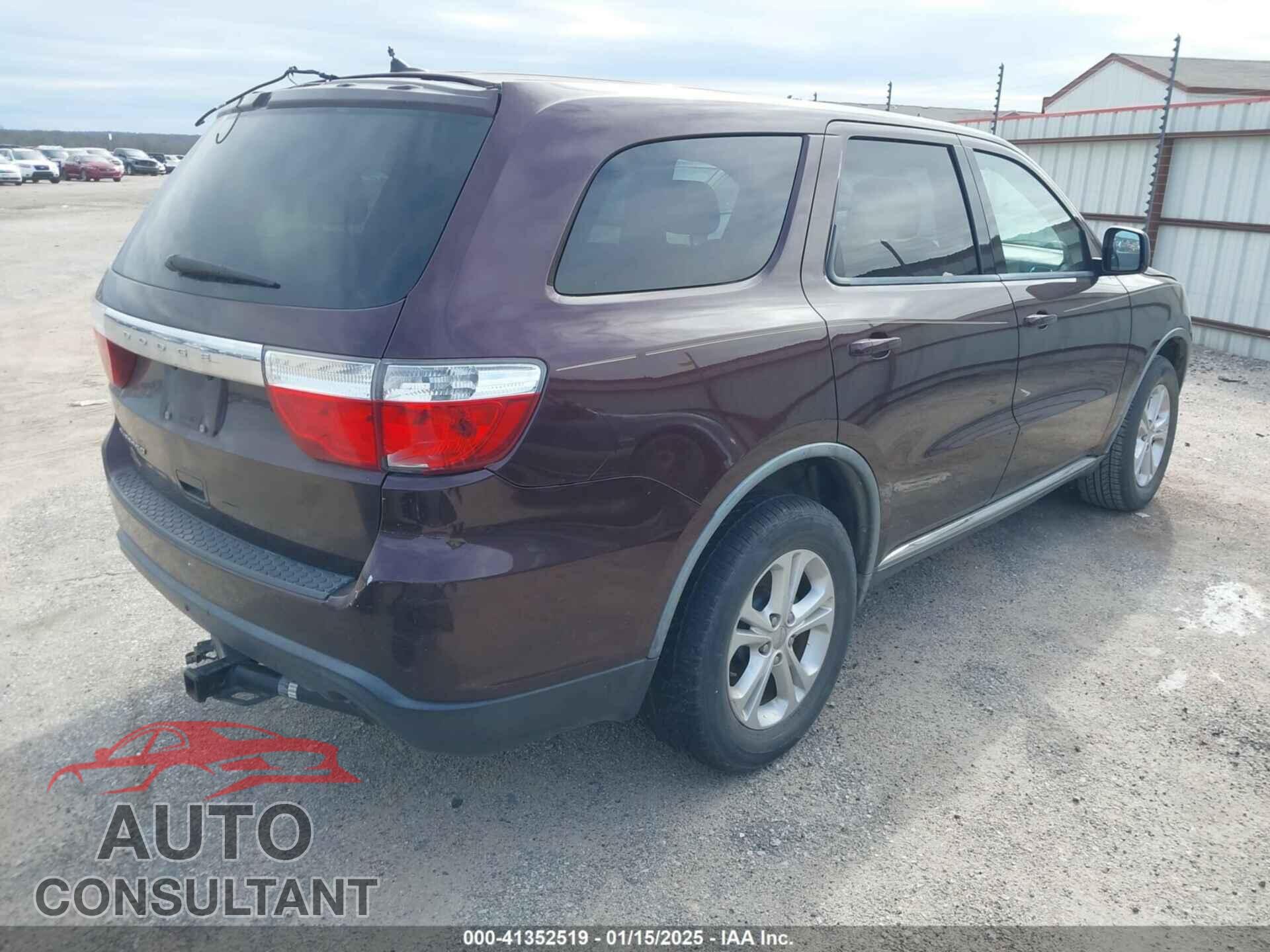 DODGE DURANGO 2012 - 1C4RDHAG5CC146709