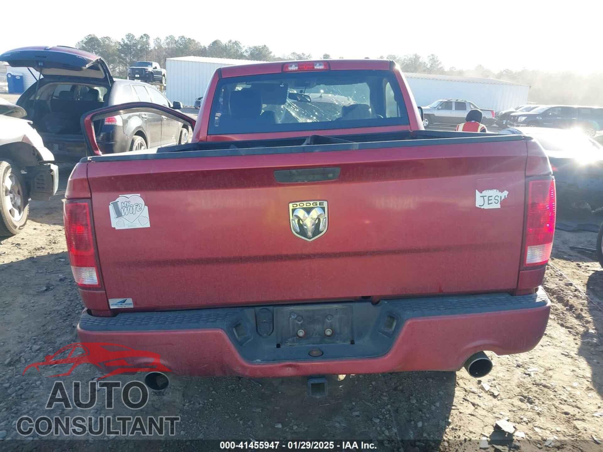 DODGE RAM 1500 2010 - 3D7JB1ET9AG165703