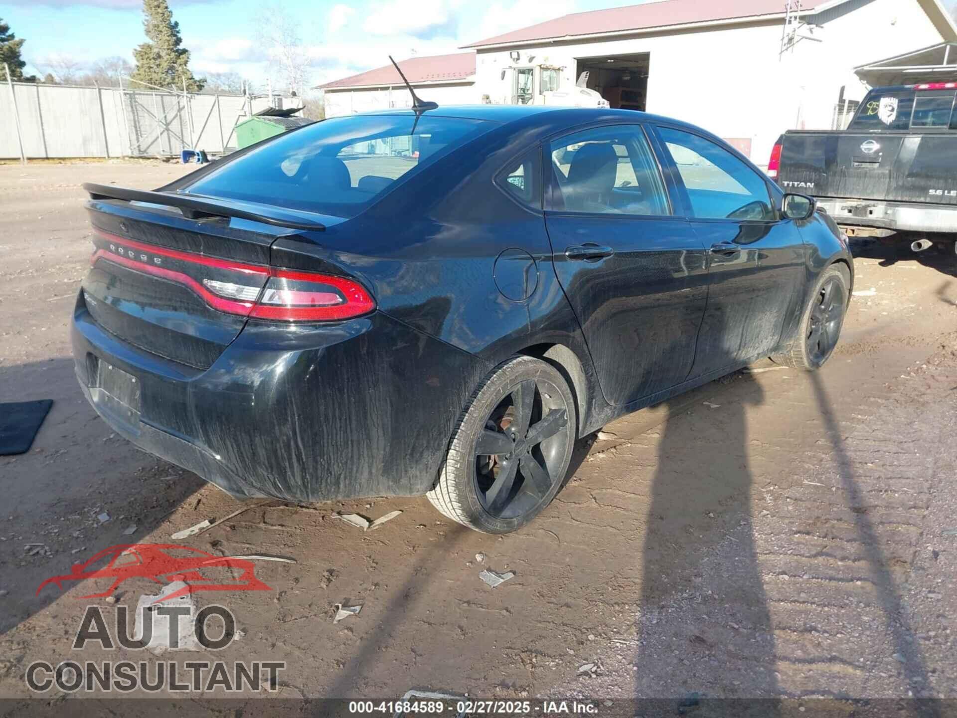 DODGE DART 2015 - 1C3CDFBB4FD238376