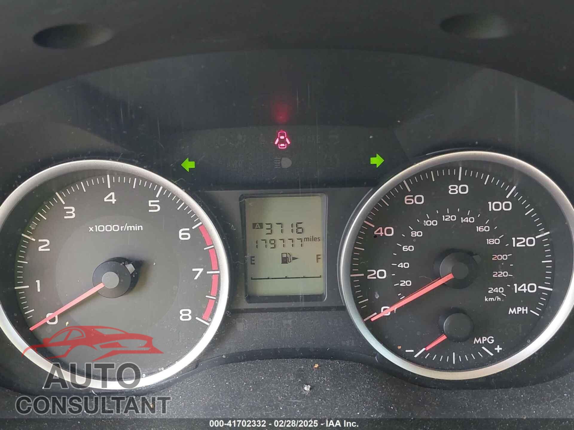 SUBARU FORESTER 2014 - JF2SJAAC8EH465429