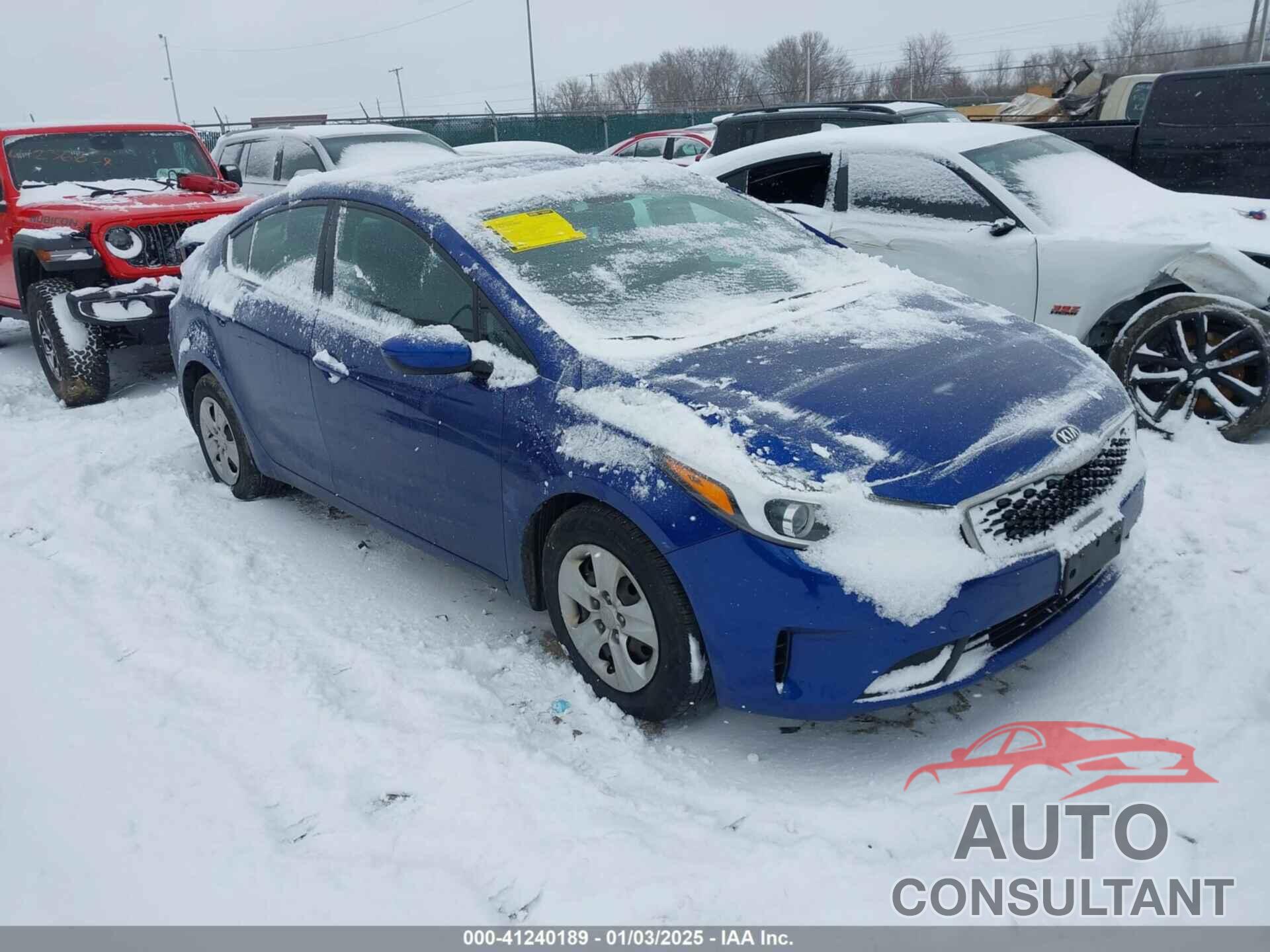 KIA FORTE 2017 - 3KPFK4A74HE145598