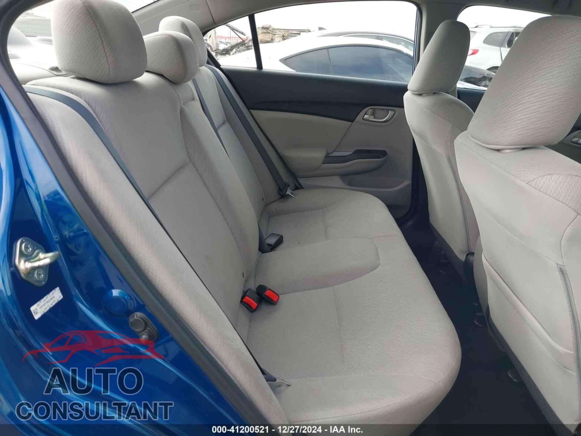 HONDA CIVIC 2013 - 19XFB2F59DE290240