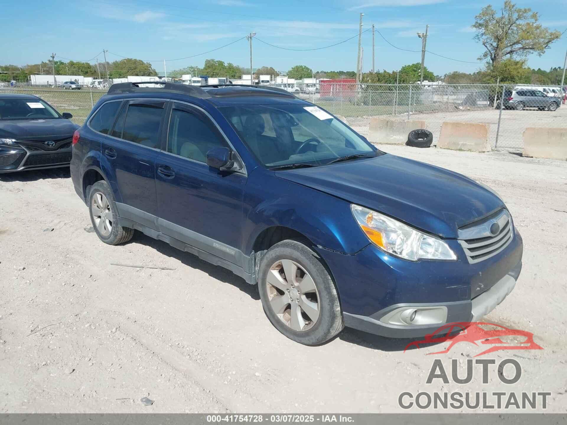 SUBARU OUTBACK 2011 - 4S4BRCGC7B3328433