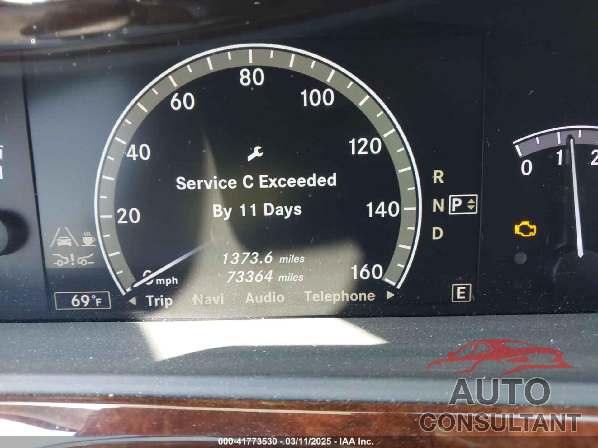 MERCEDES-BENZ S 550 2012 - WDDNG7DB0CA426586
