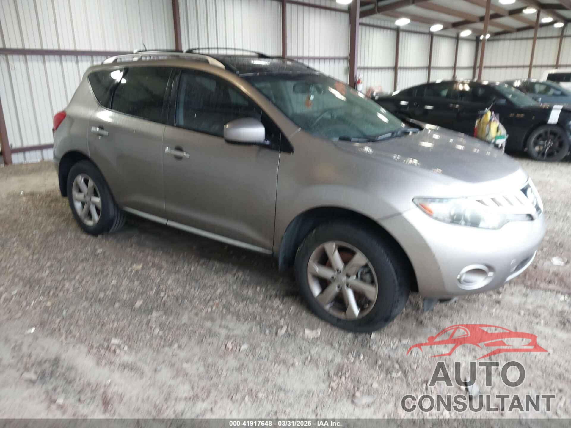 NISSAN MURANO 2009 - JN8AZ18U79W102126