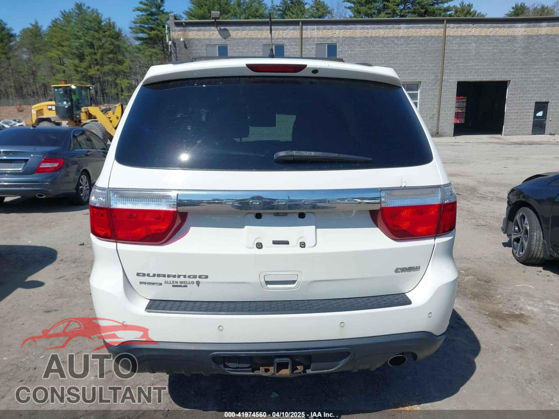 DODGE DURANGO 2012 - 1C4RDJDG0CC100692