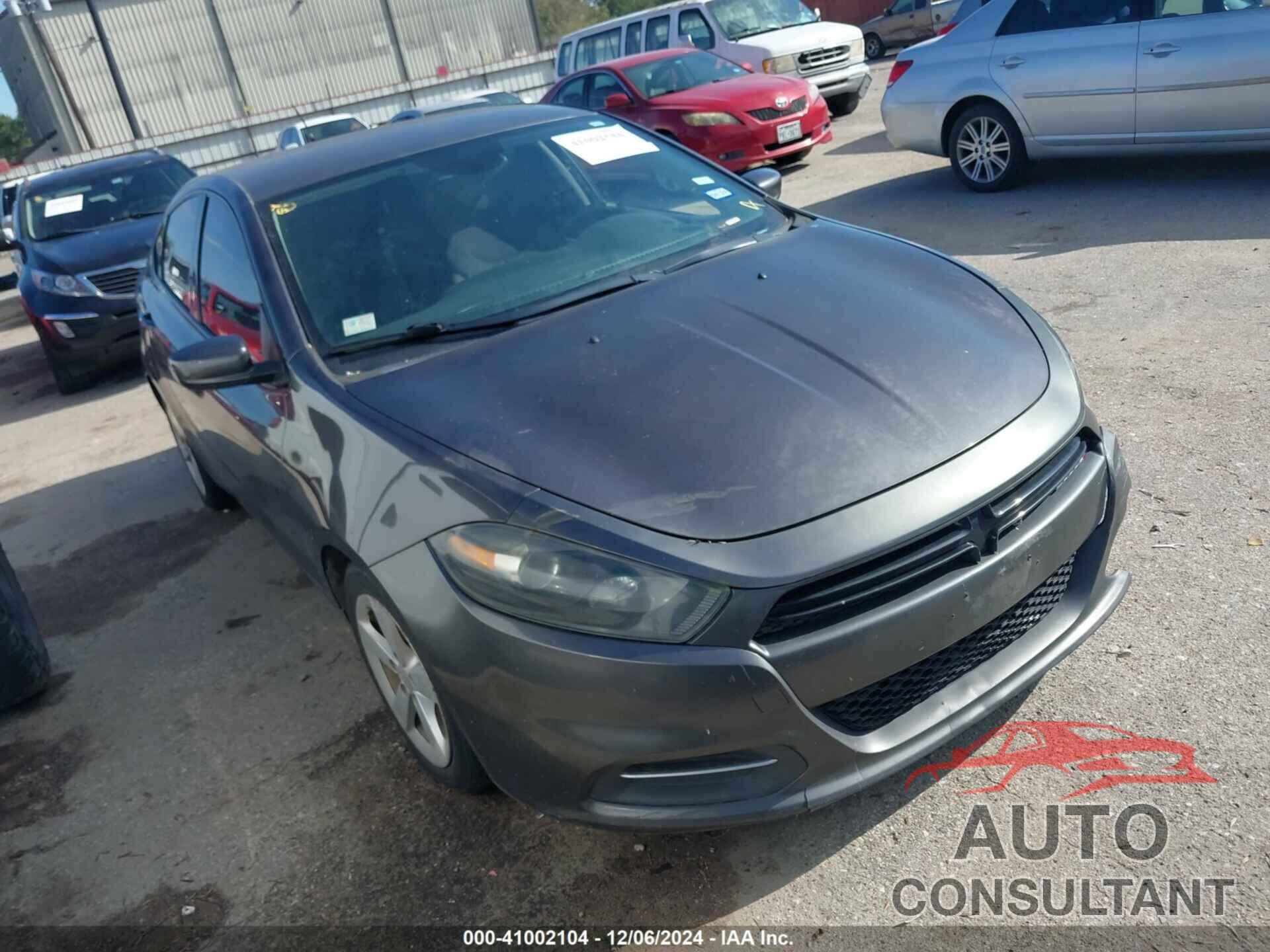 DODGE DART 2015 - 1C3CDFBB8FD281845