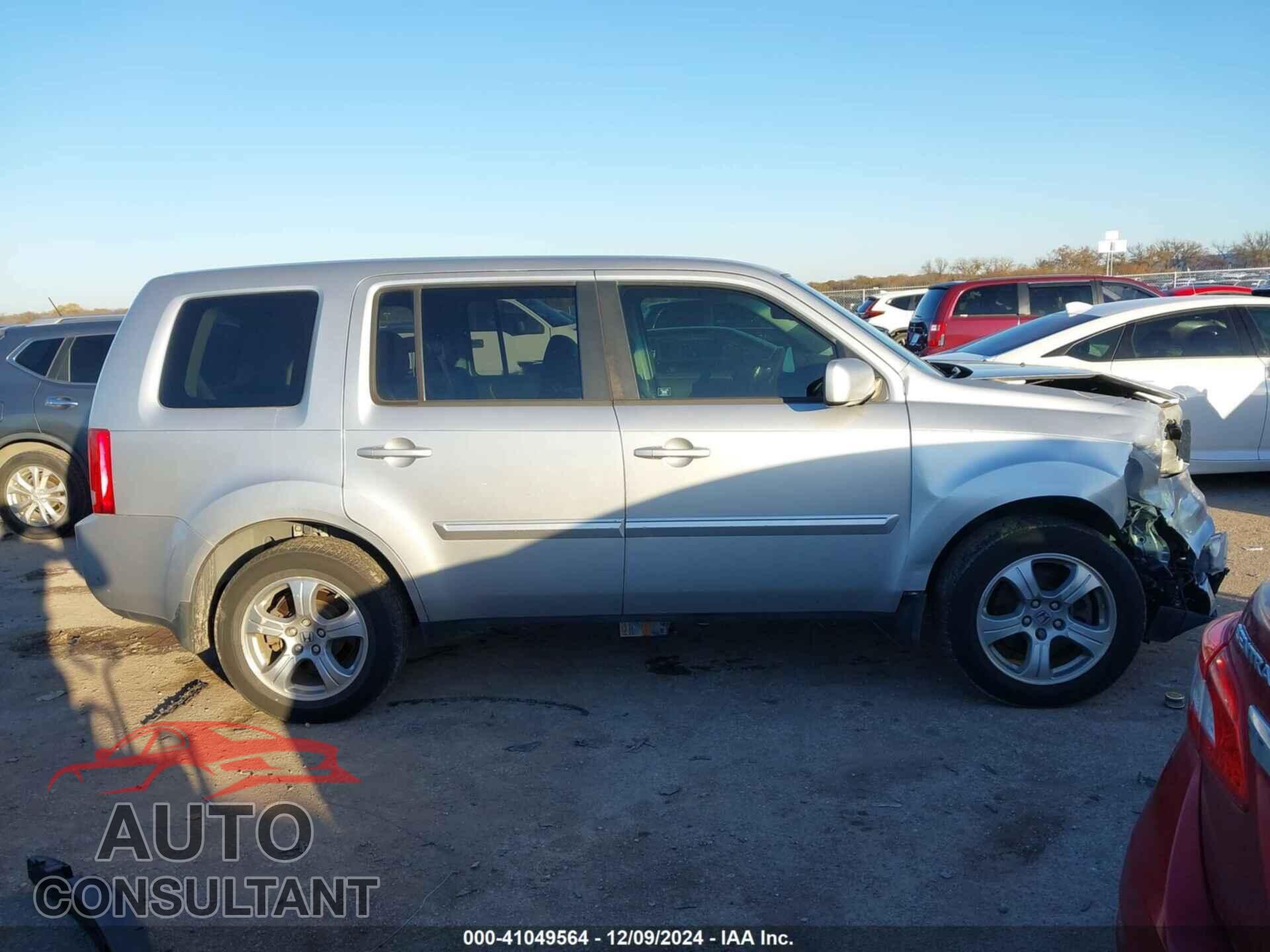 HONDA PILOT 2012 - 5FNYF3H70CB041271