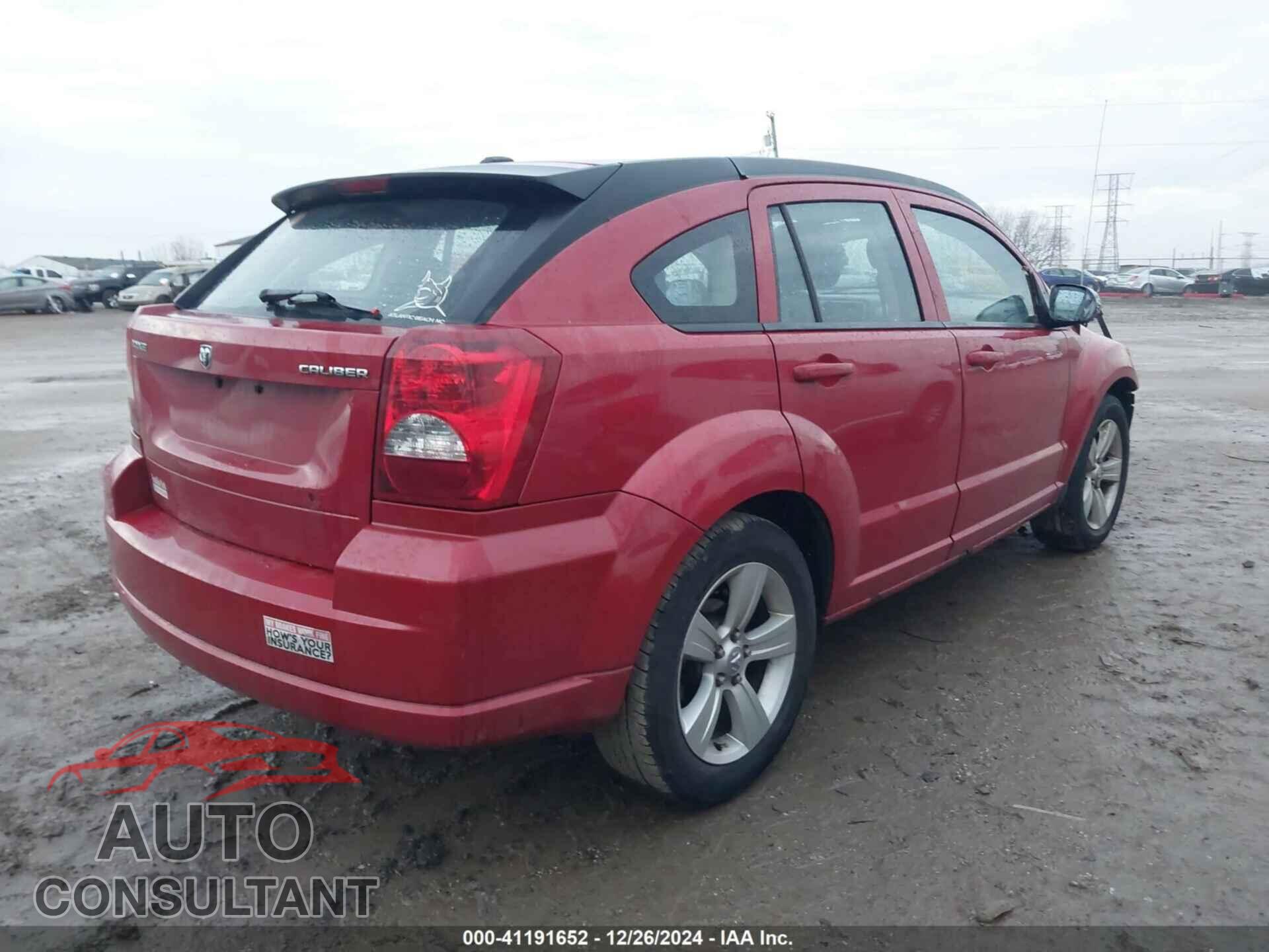 DODGE CALIBER 2012 - 1C3CDWDA8CD535019