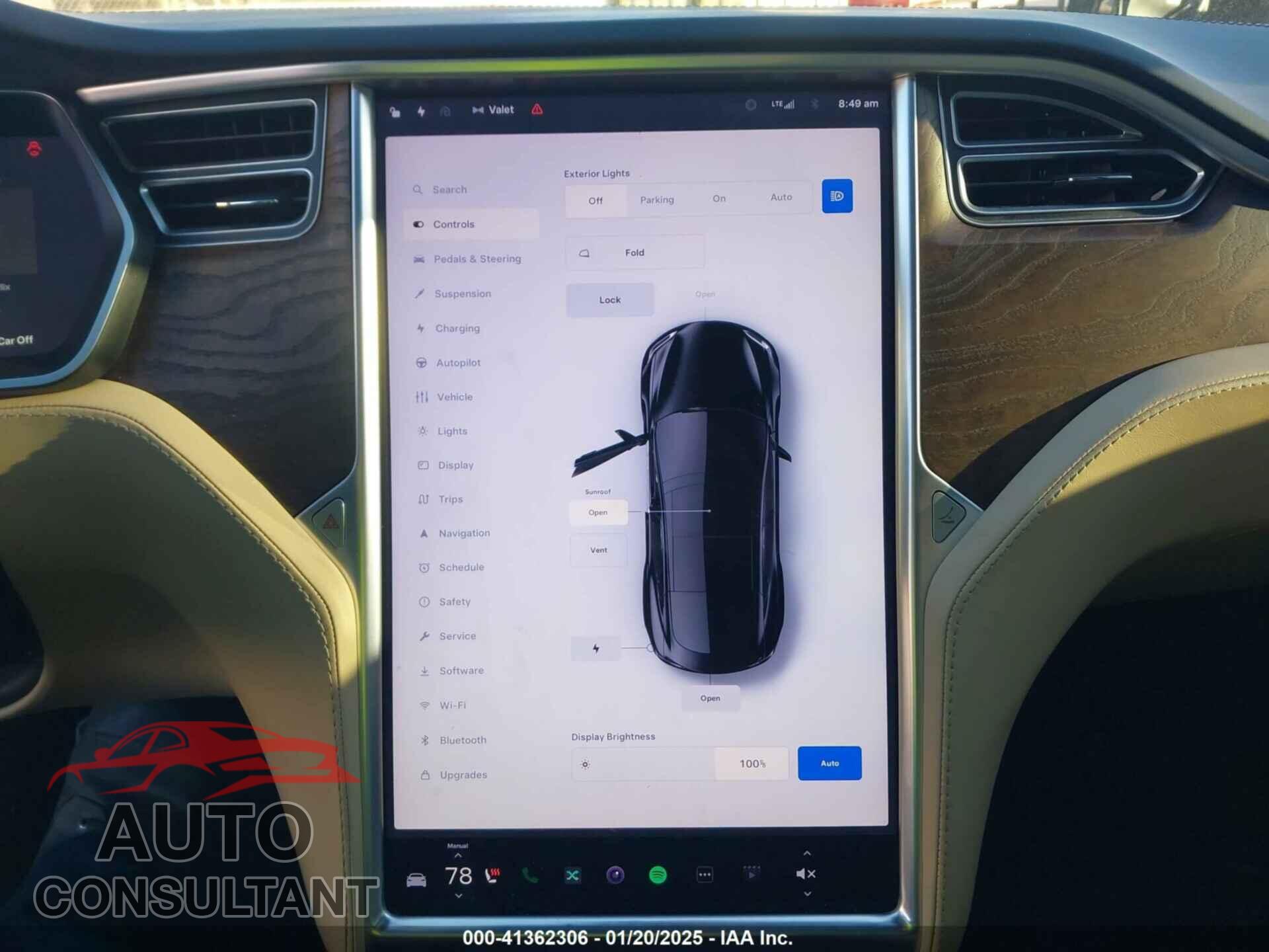 TESLA MODEL S 2017 - 5YJSA1E25HF186217