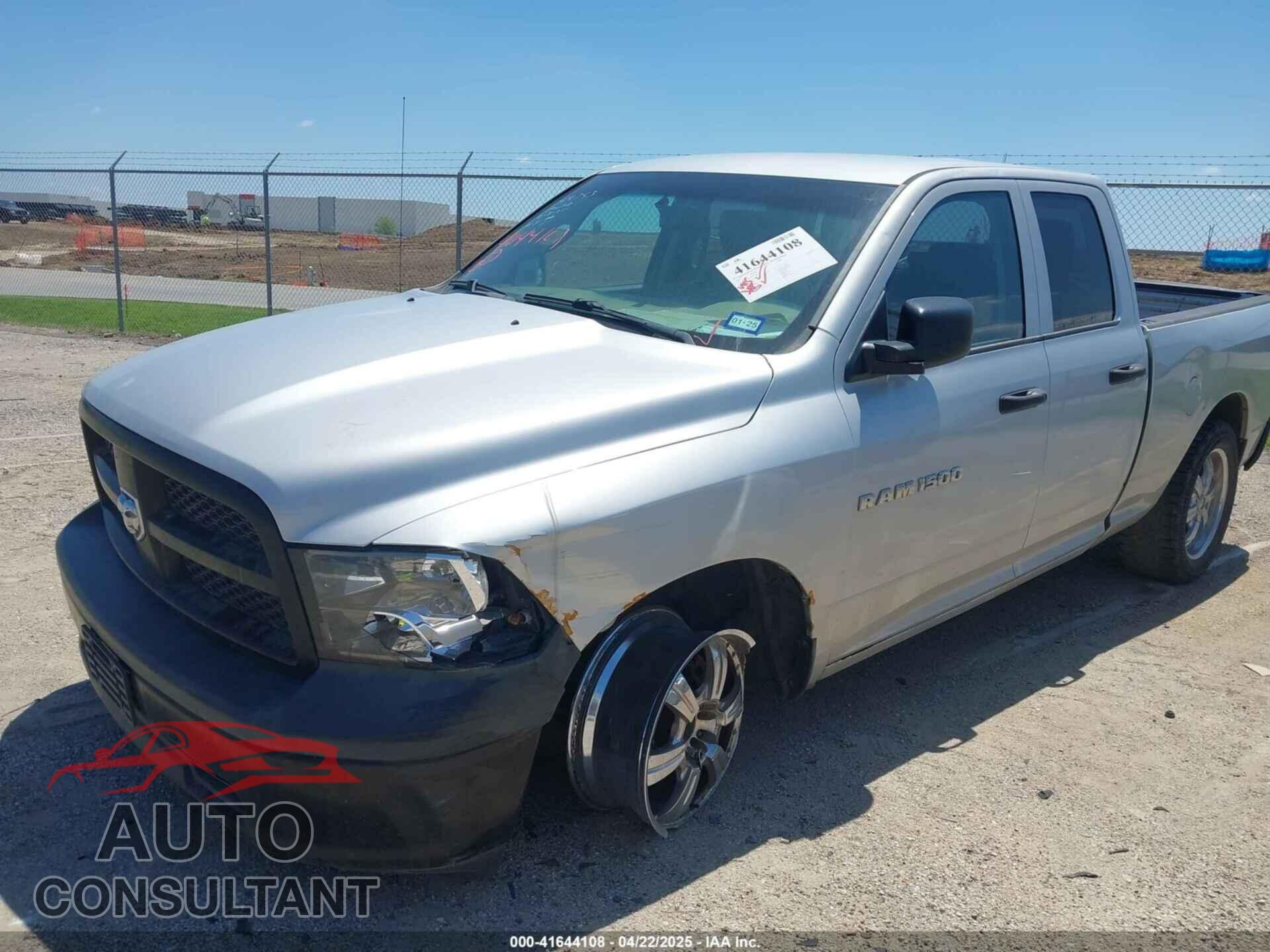 DODGE RAM 1500 2012 - 1C6RD6FP2CS168791