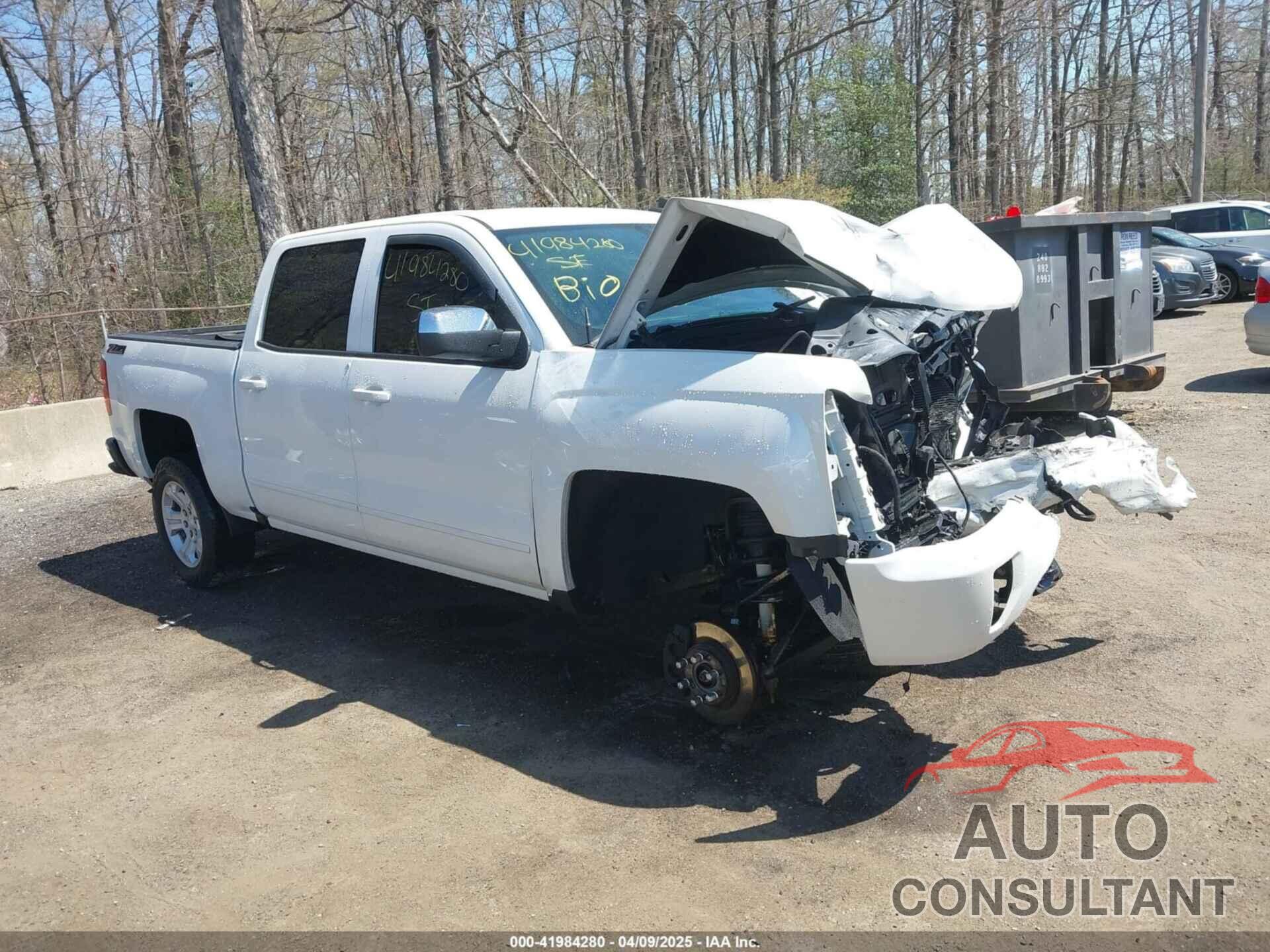 CHEVROLET SILVERADO 1500 2017 - 3GCUKREC5HG499968