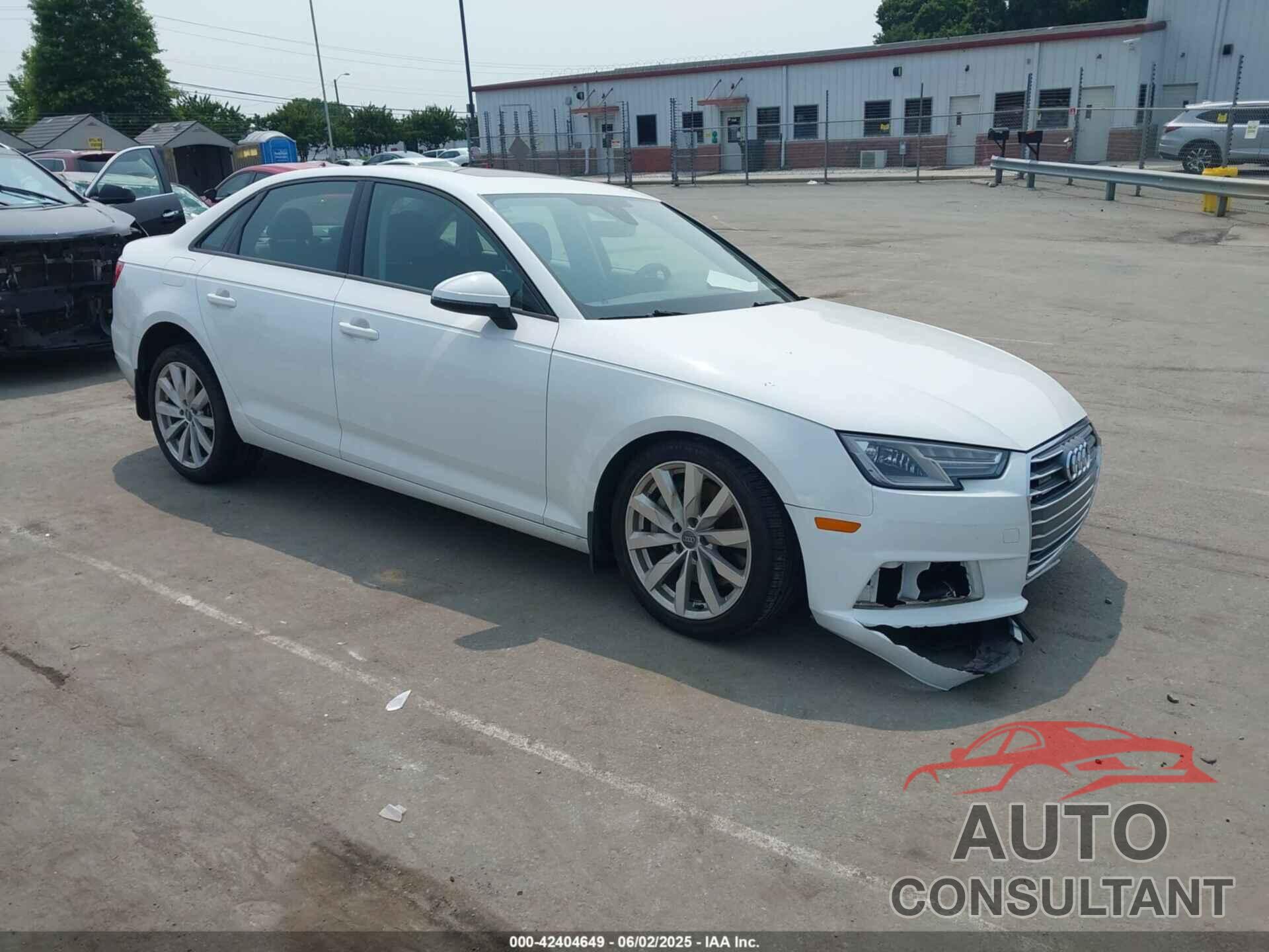 AUDI A4 2017 - WAUANAF46HN056686