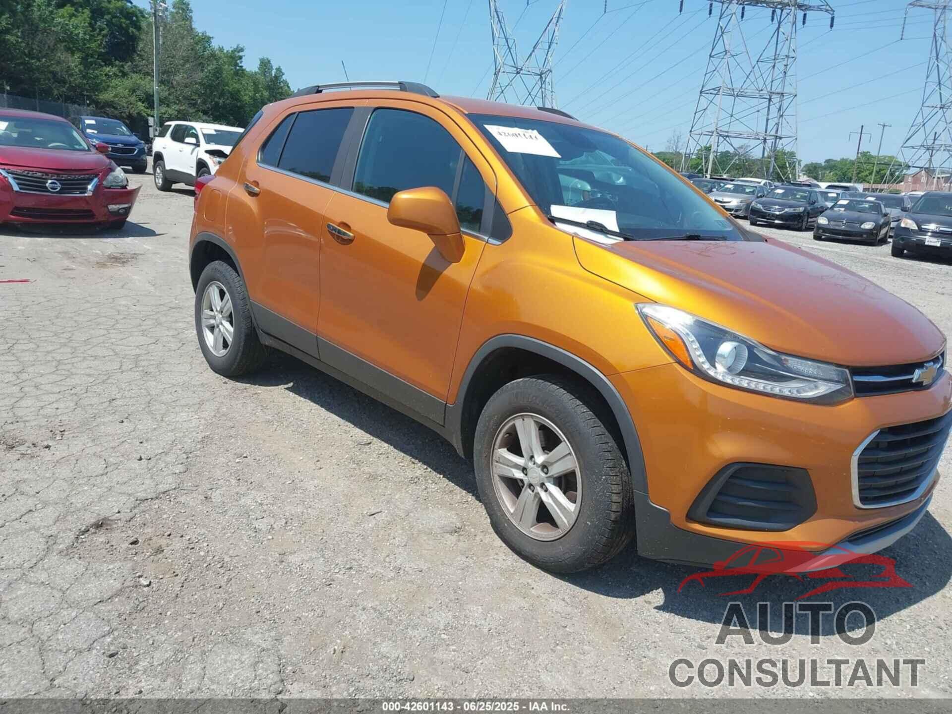 CHEVROLET TRAX 2017 - 3GNCJPSB9HL182286