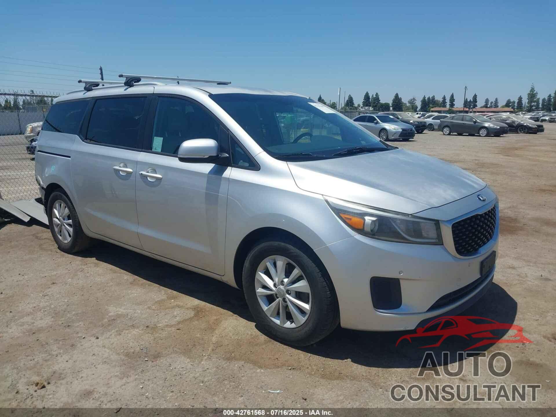 KIA SEDONA 2017 - KNDMB5C12H6251897