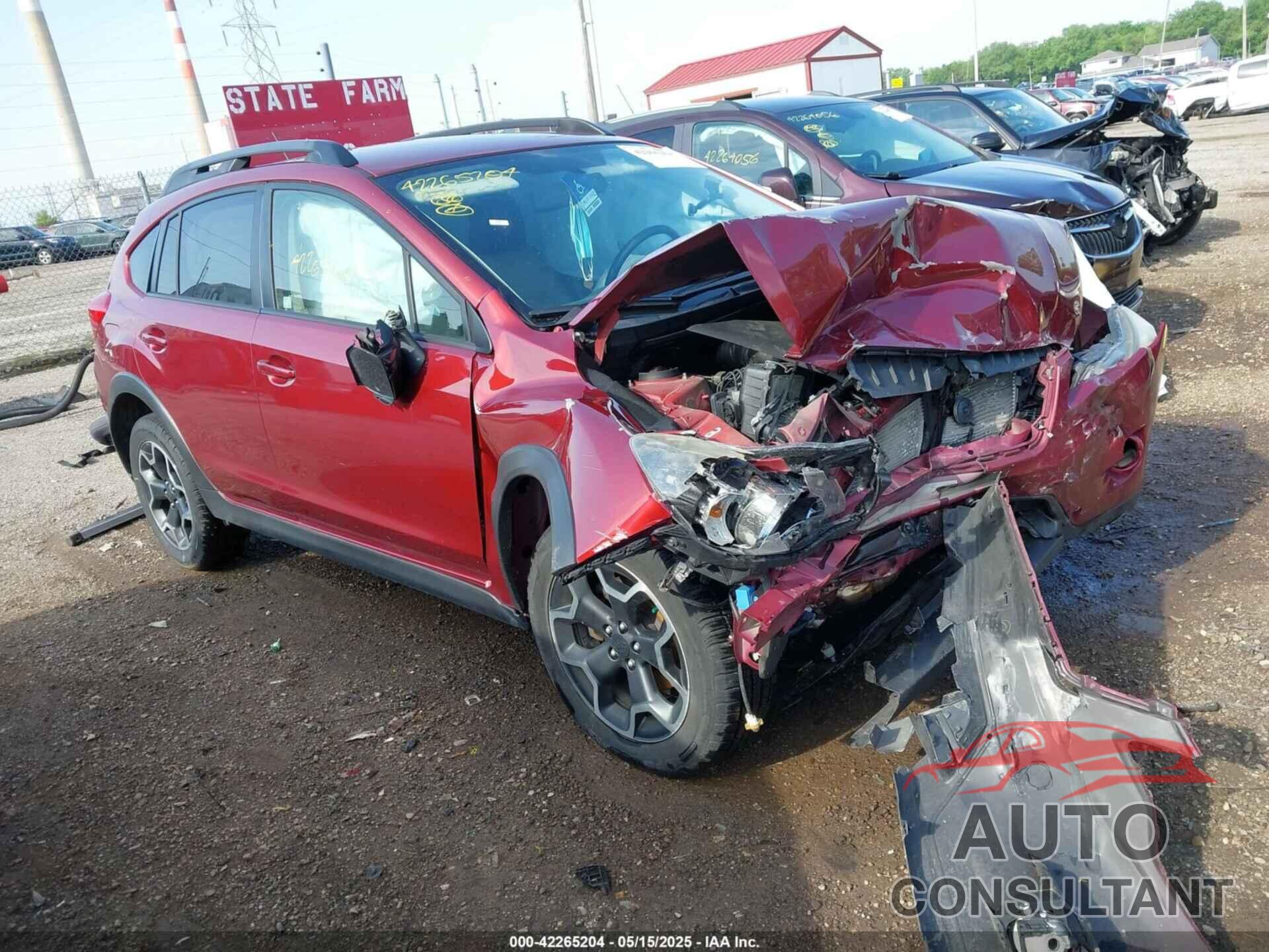 SUBARU XV CROSSTREK 2015 - JF2GPAMC0F8275349