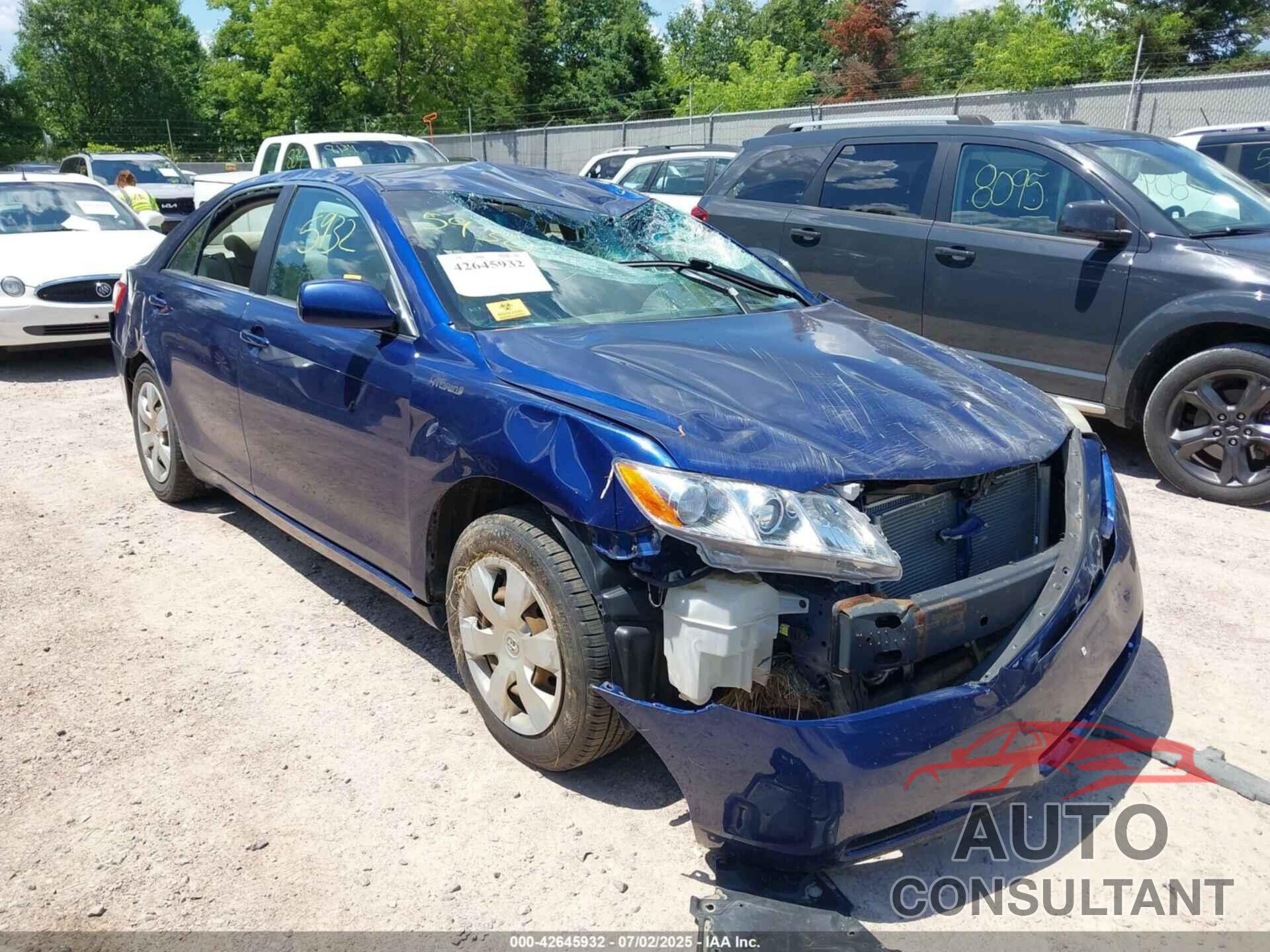 TOYOTA CAMRY 2009 - 4T1BE46K19U340382