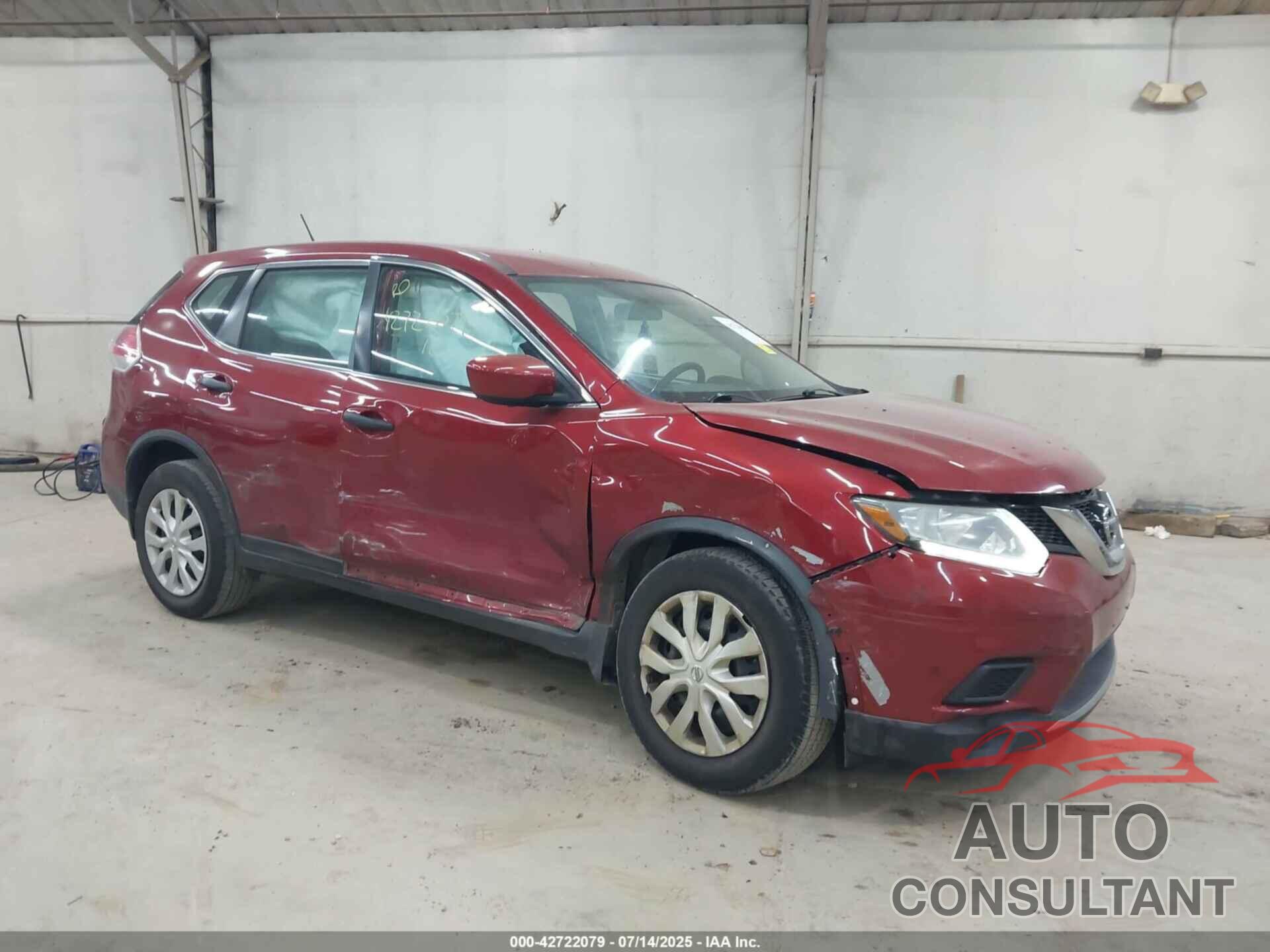 NISSAN ROGUE 2016 - KNMAT2MV3GP606407