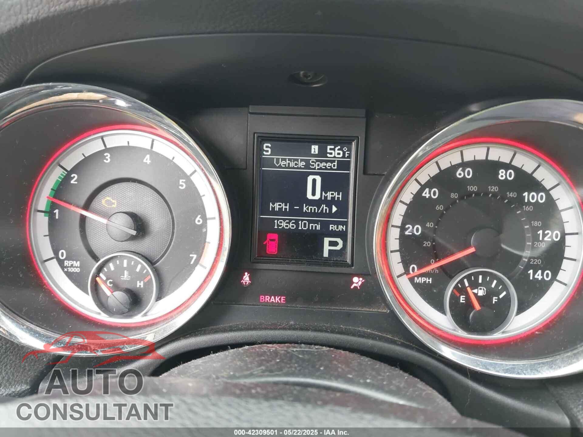 DODGE DURANGO 2012 - 1C4RDJEG8CC336957