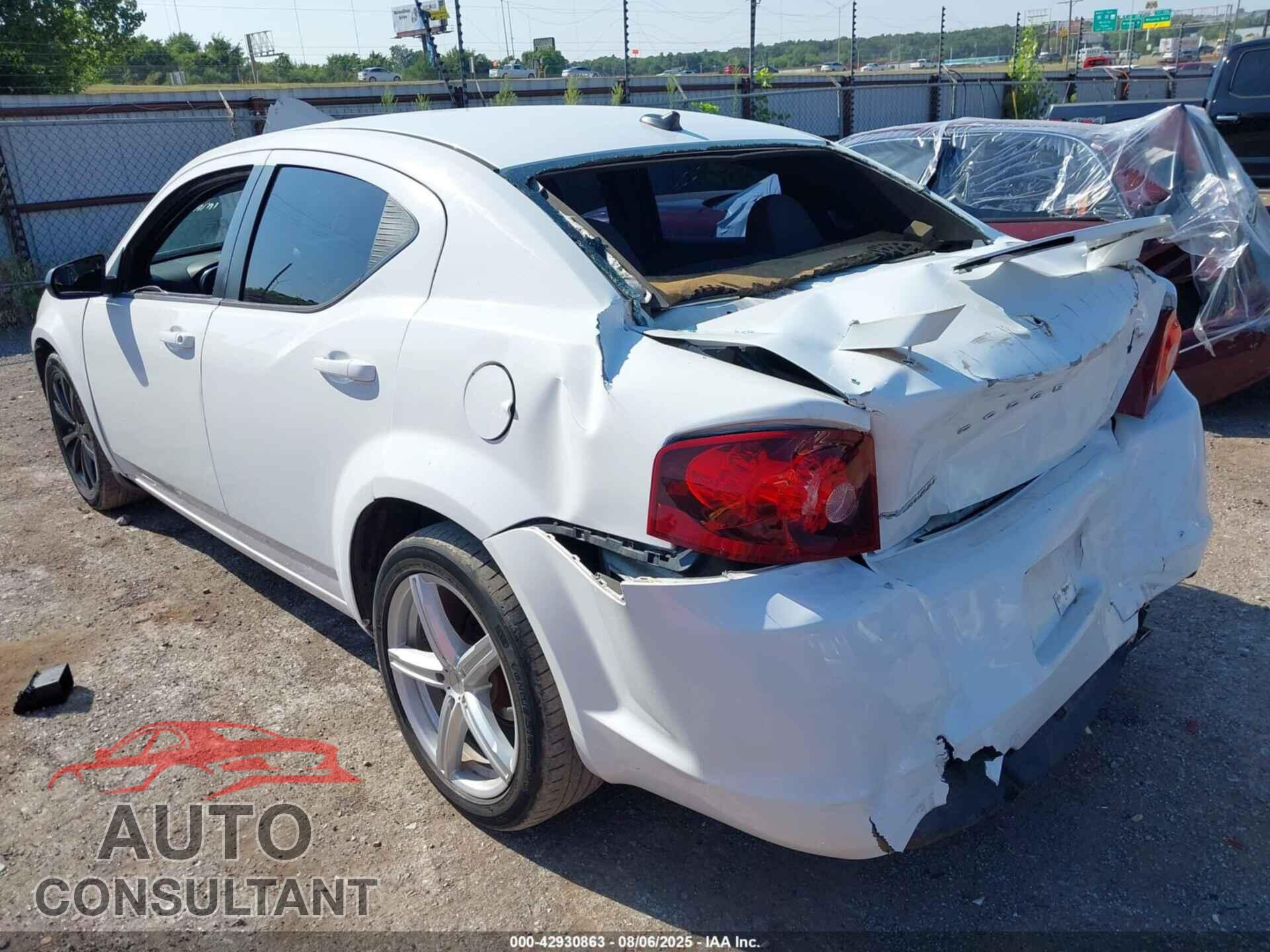 DODGE AVENGER 2013 - 1C3CDZAG4DN750659