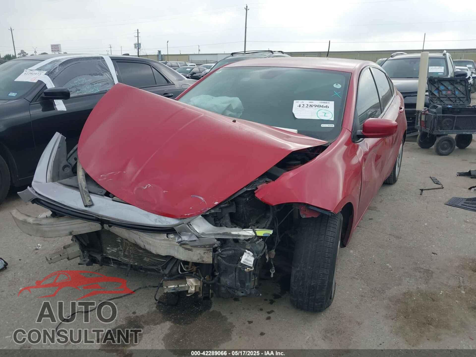 DODGE DART 2016 - 1C3CDFFA1GD819367