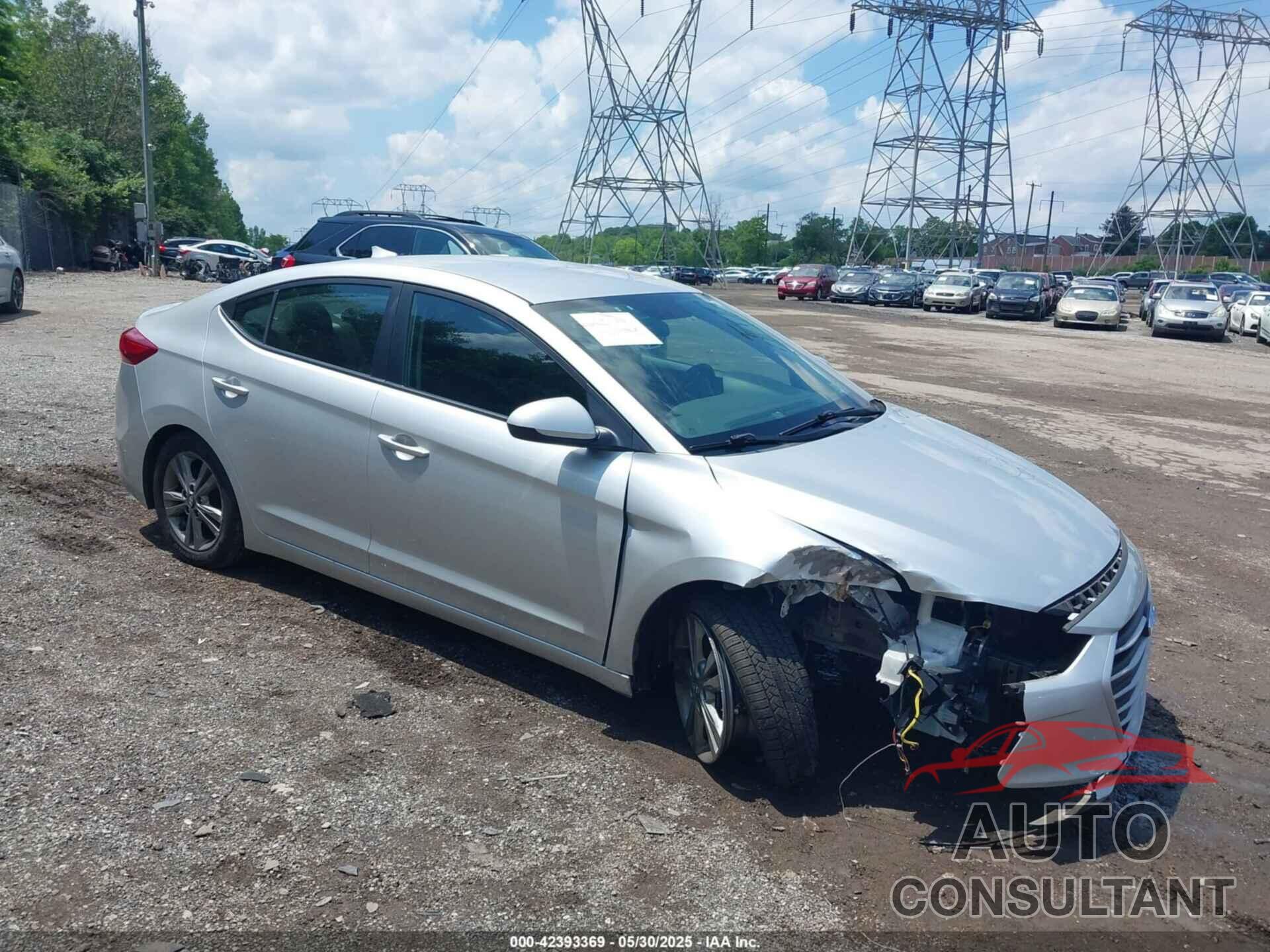 HYUNDAI ELANTRA 2018 - 5NPD84LF3JH374205