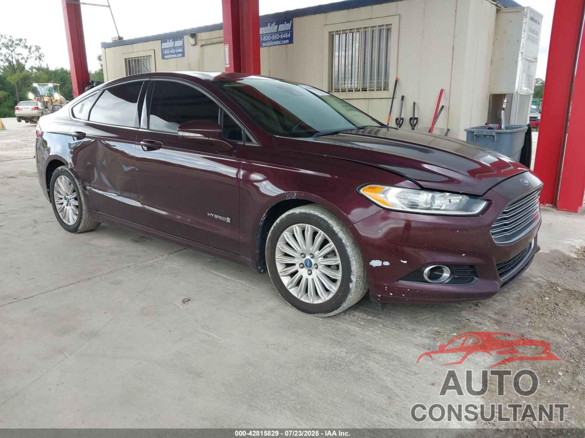FORD FUSION HYBRID 2013 - 3FA6P0LU6DR255557