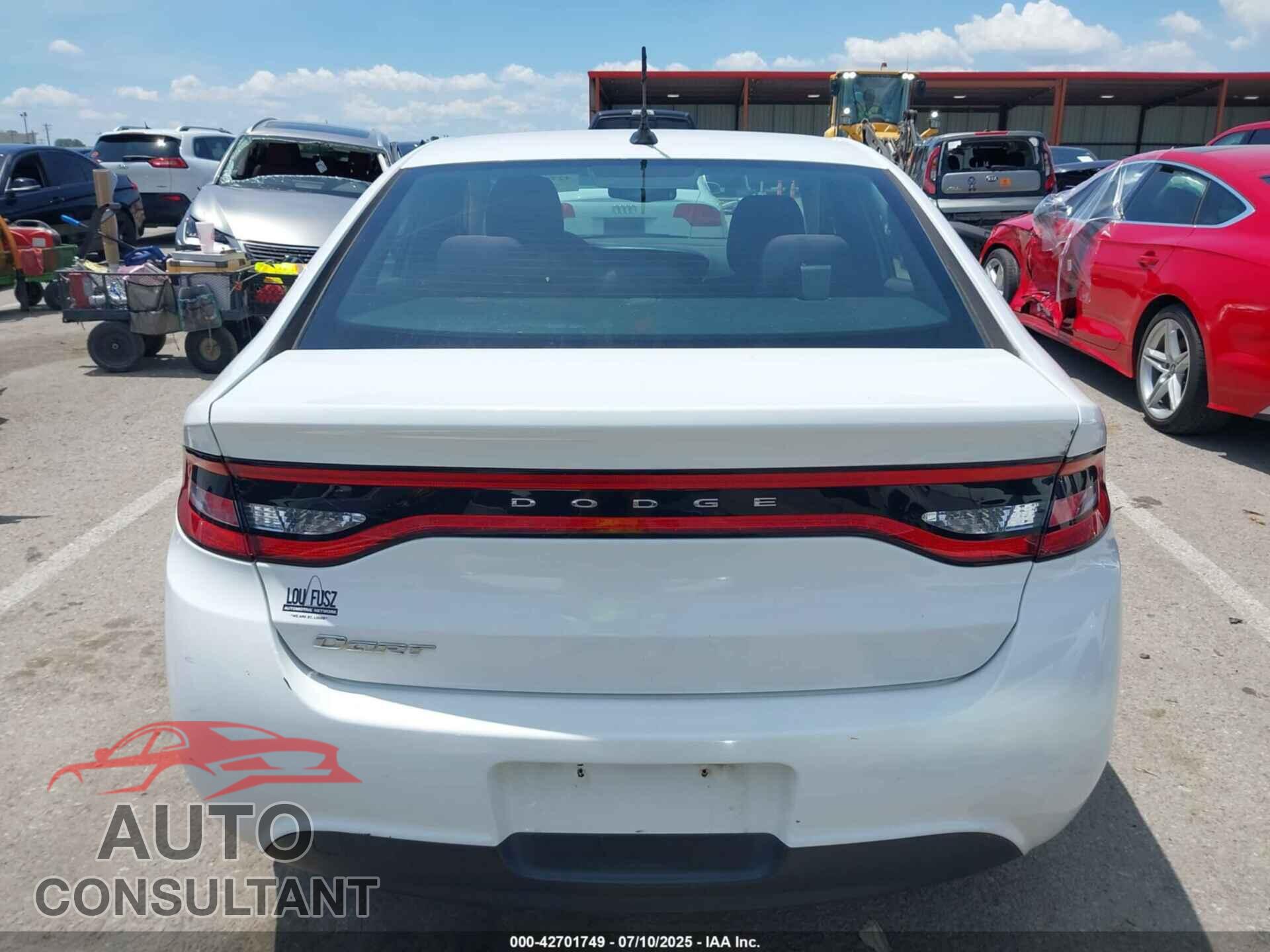 DODGE DART 2014 - 1C3CDFAA4ED833574