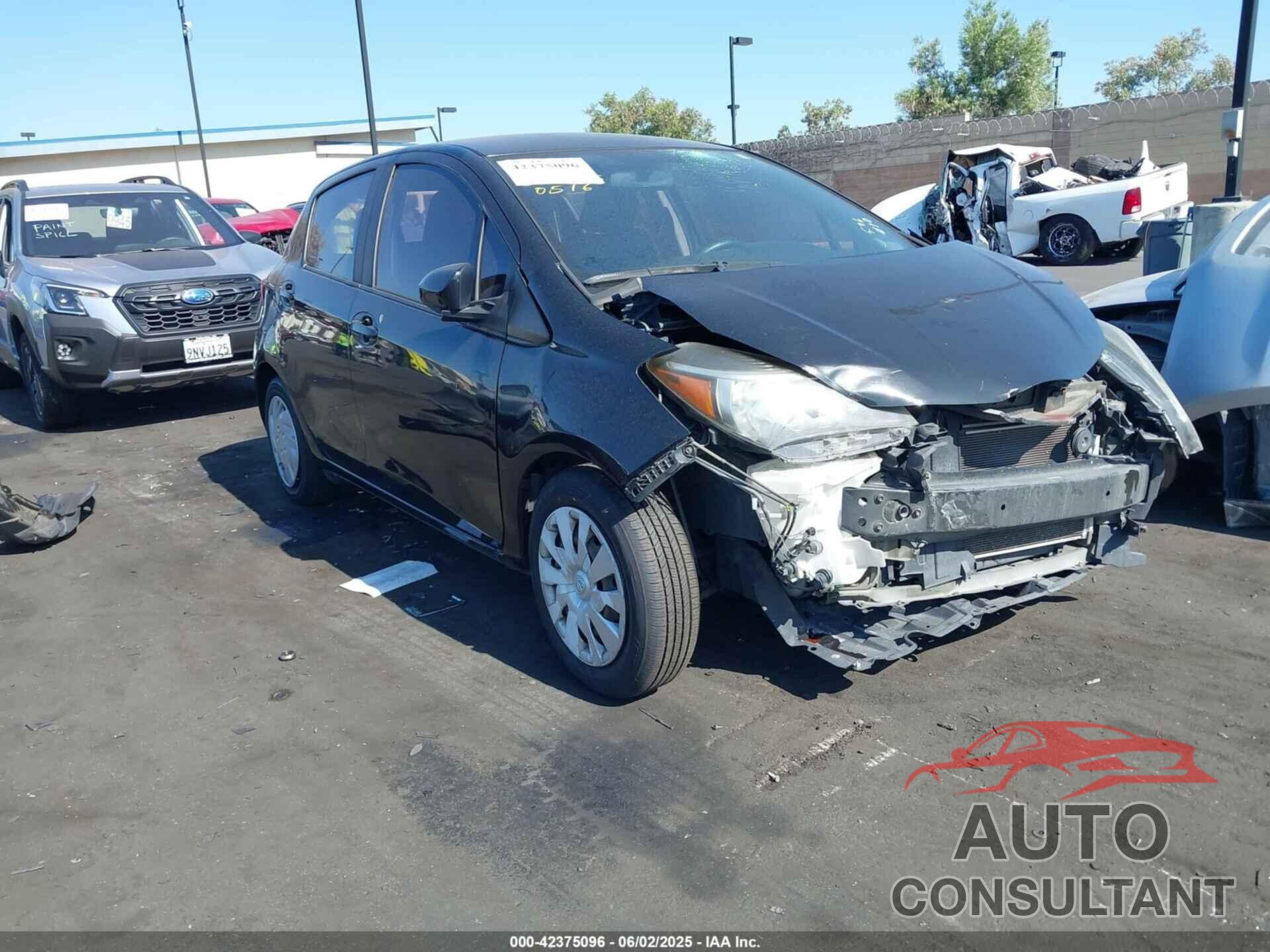 TOYOTA YARIS 2015 - VNKKTUD3XFA030516