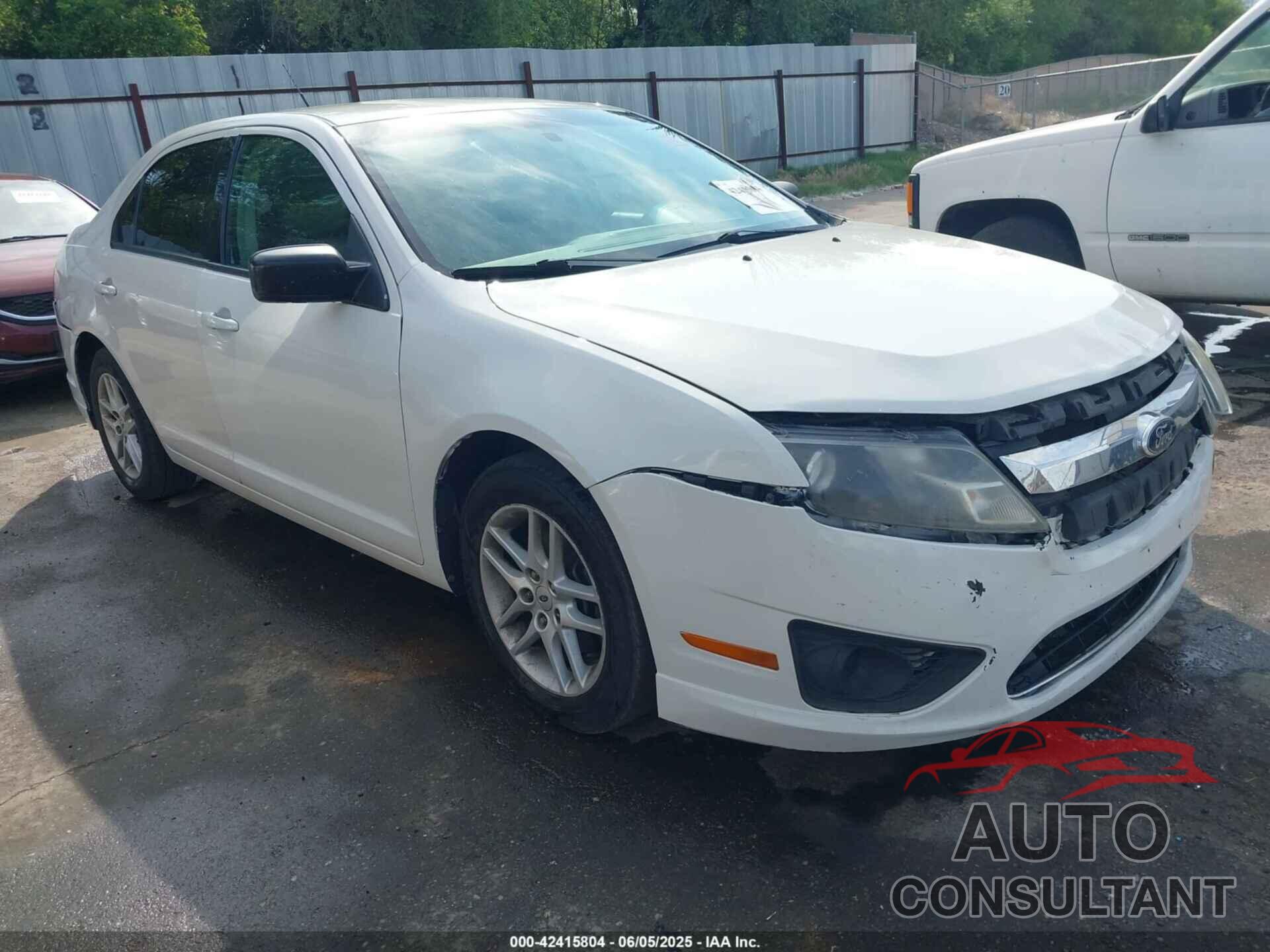 FORD FUSION 2012 - 3FAHP0GA5CR322043