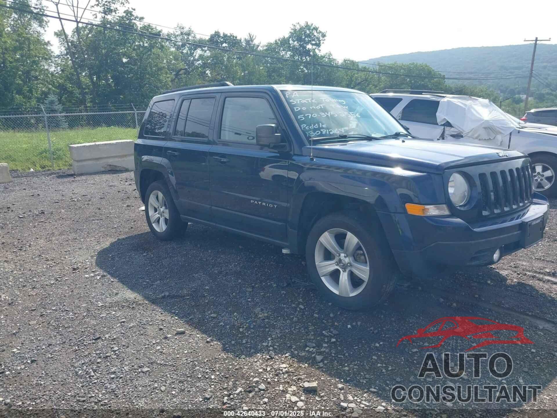 JEEP PATRIOT 2014 - 1C4NJRFB9ED687821
