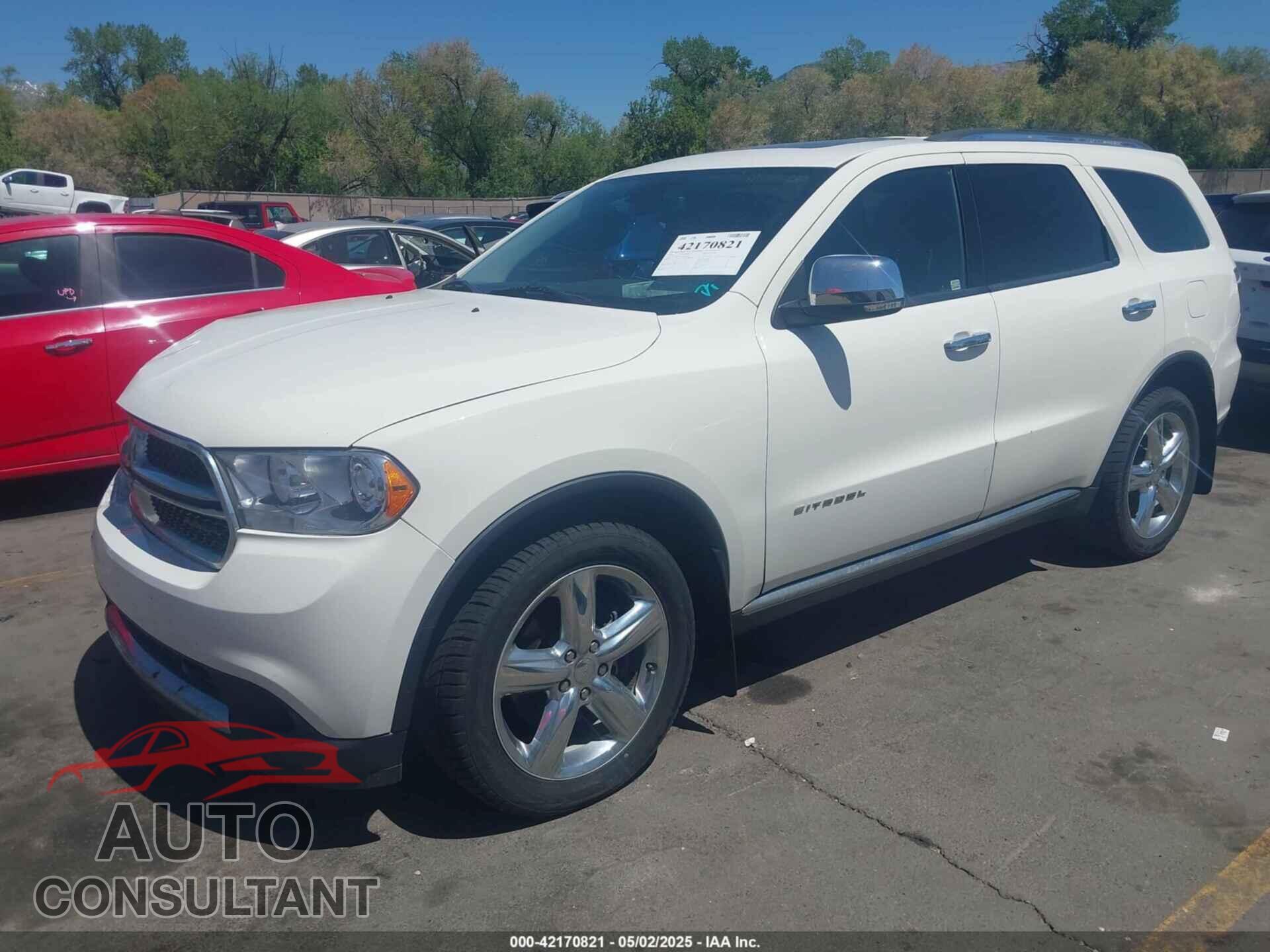 DODGE DURANGO 2012 - 1C4SDJET0CC100625