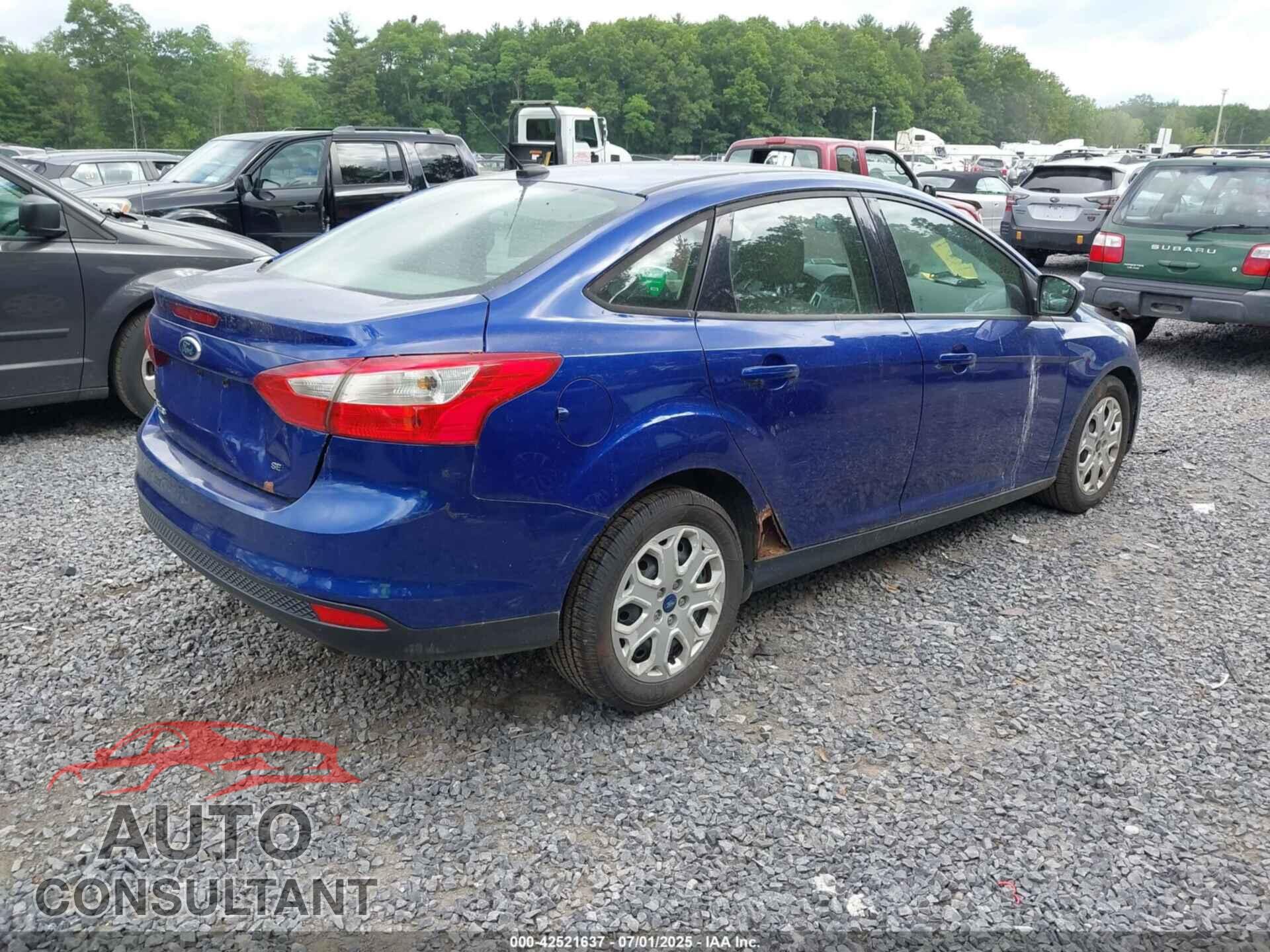 FORD FOCUS 2012 - 1FAHP3F27CL261286