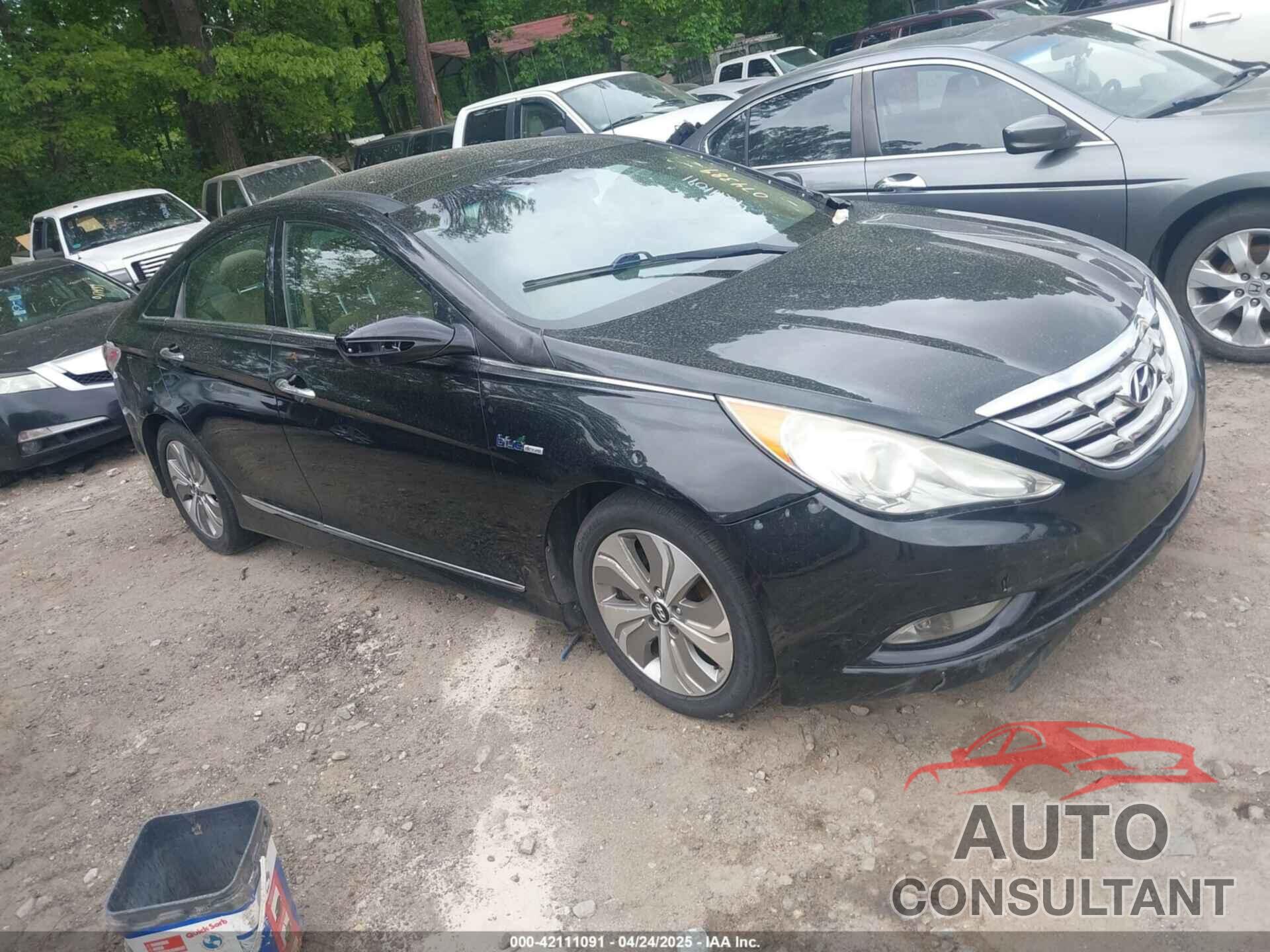 HYUNDAI SONATA HYBRID 2013 - KMHEC4A42DA074389