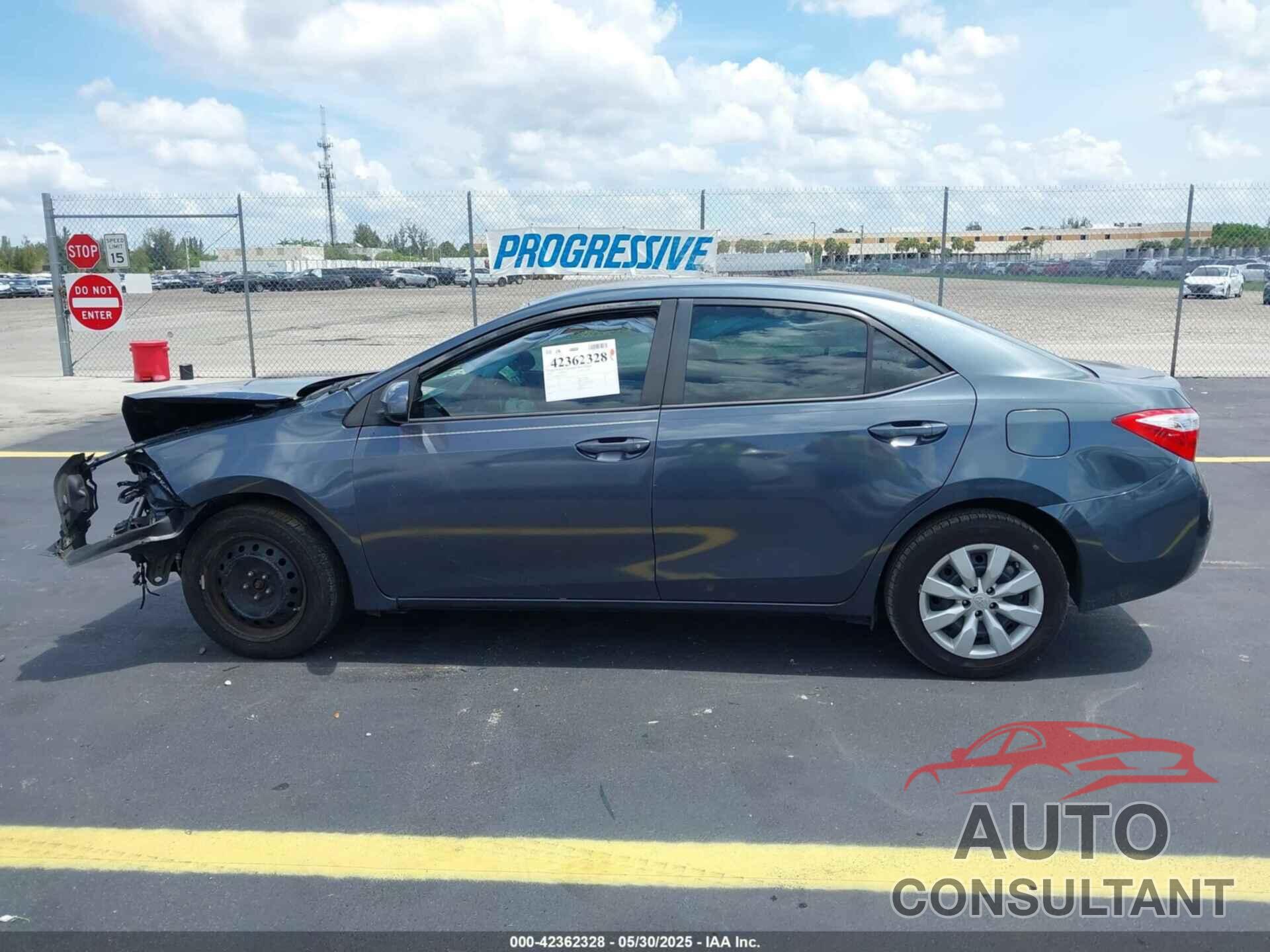 TOYOTA COROLLA 2016 - 5YFBURHE9GP533241