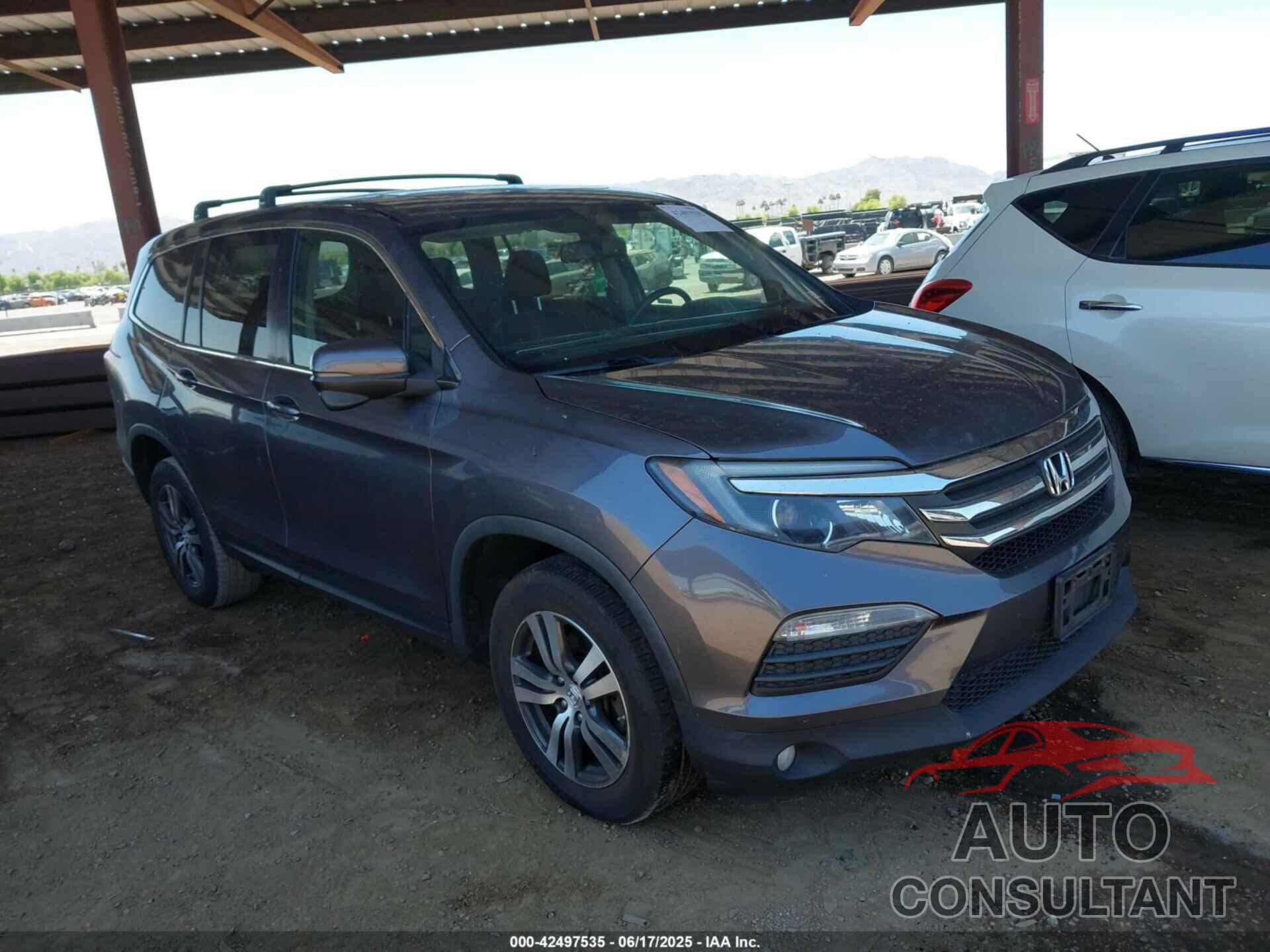 HONDA PILOT 2017 - 5FNYF6H73HB104405