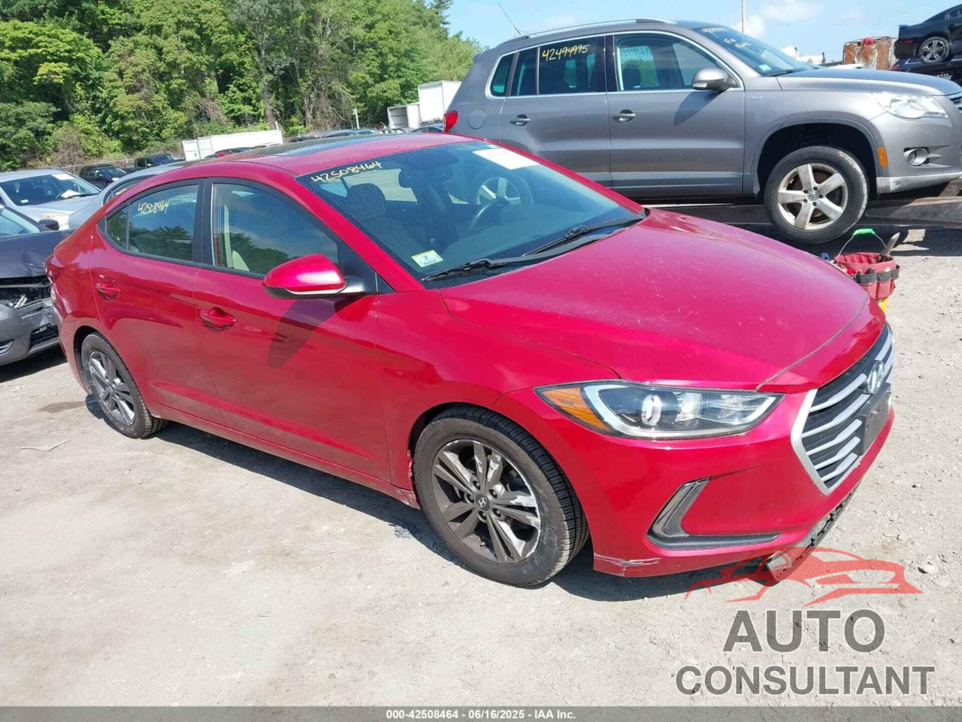HYUNDAI ELANTRA 2017 - 5NPD84LF4HH182138