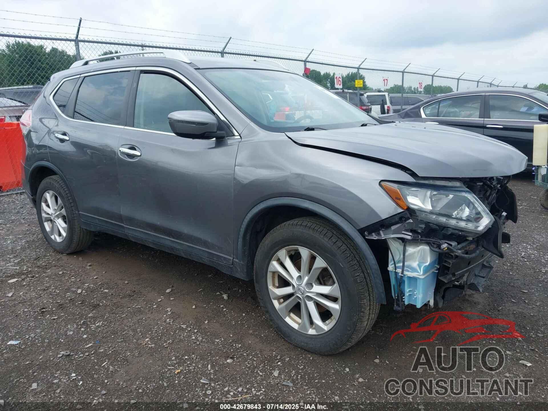 NISSAN ROGUE 2016 - KNMAT2MV1GP733432