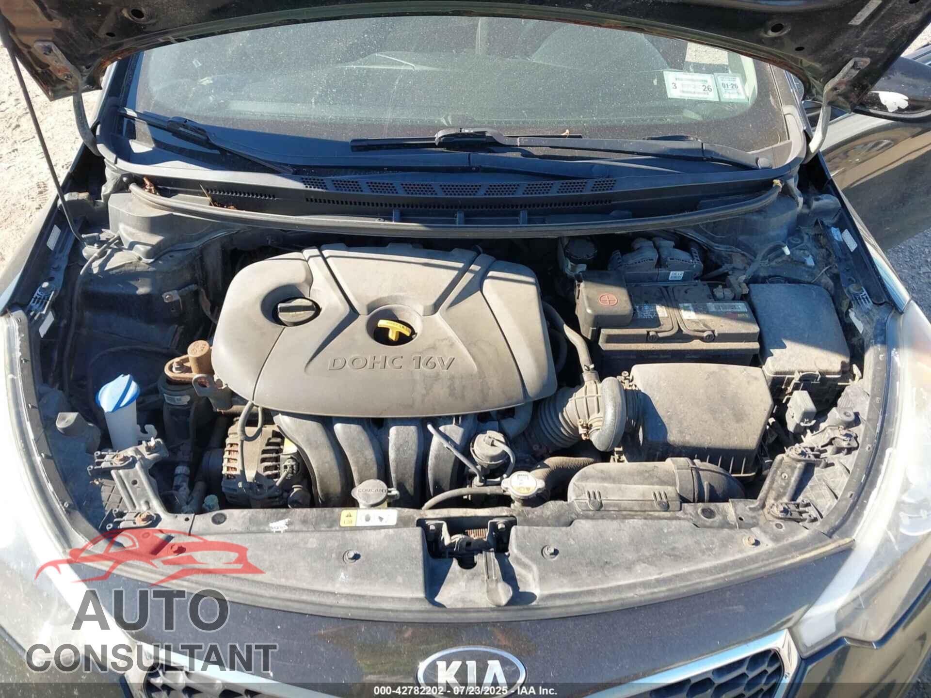 KIA FORTE 2016 - KNAFK4A67G5615539