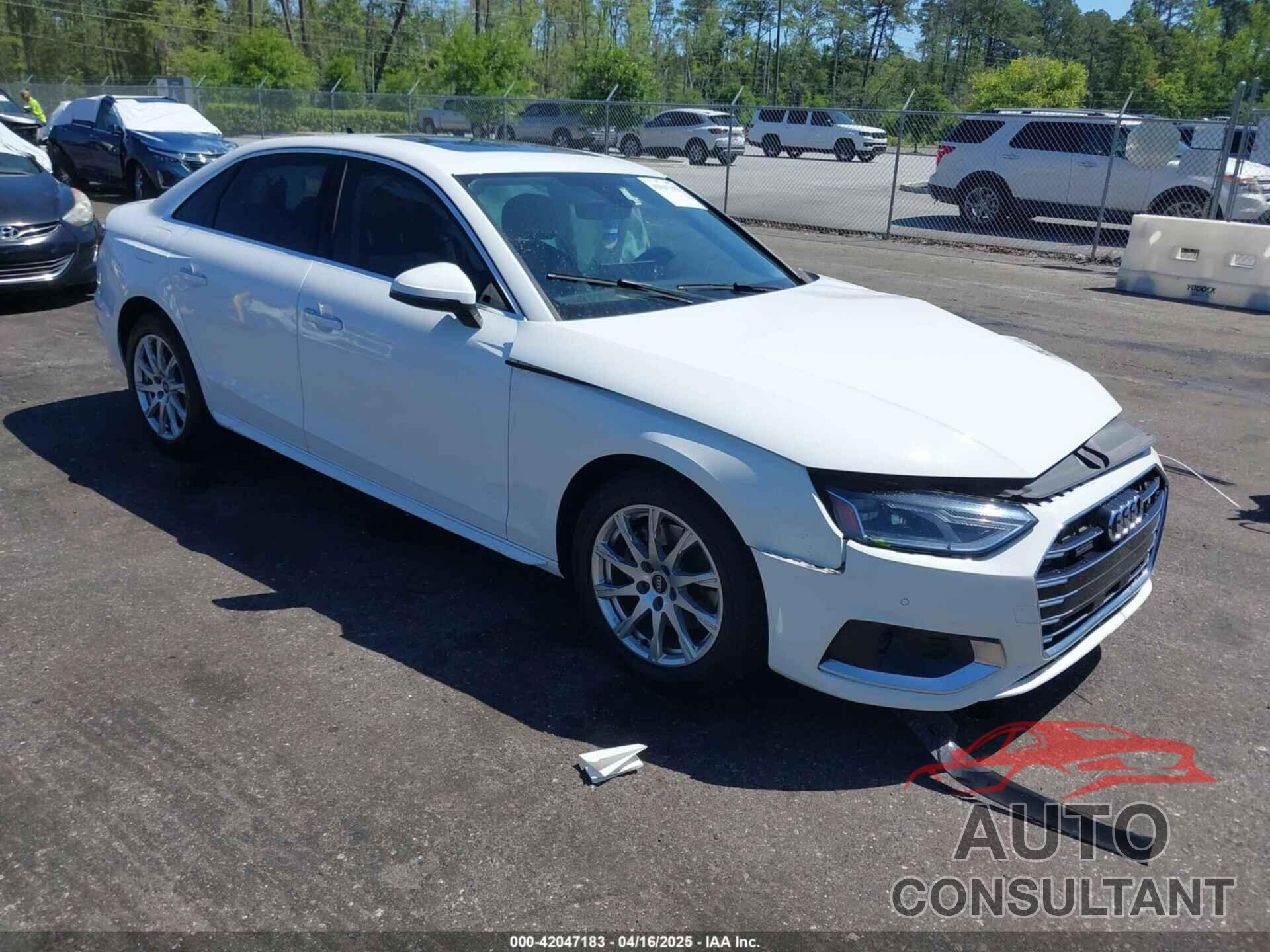 AUDI A4 2021 - WAUABAF43MA054386