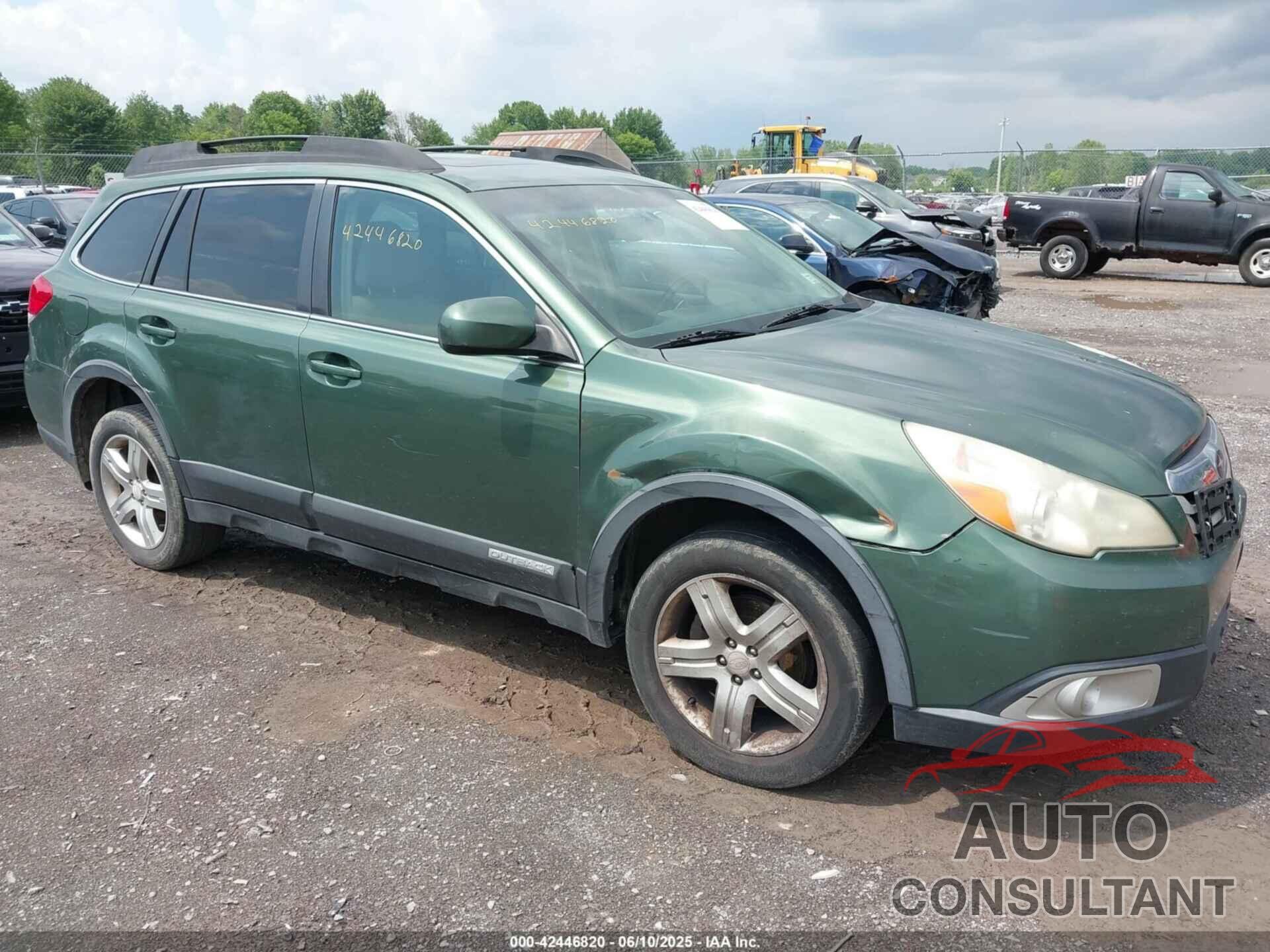 SUBARU OUTBACK 2010 - 4S4BRBGC8A3312847