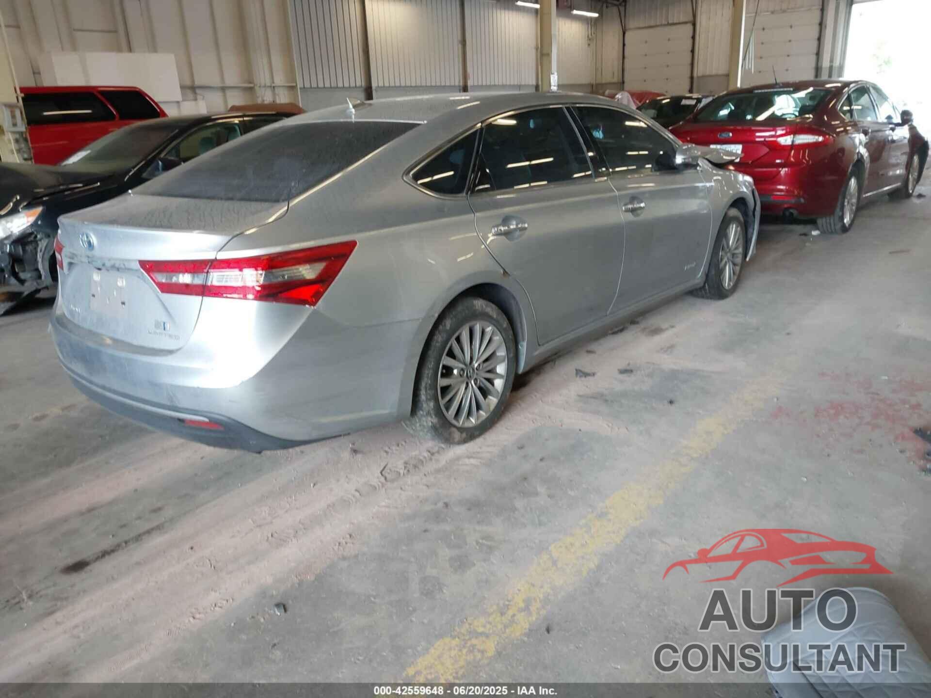 TOYOTA AVALON HYBRID 2017 - 4T1BD1EB6HU058952