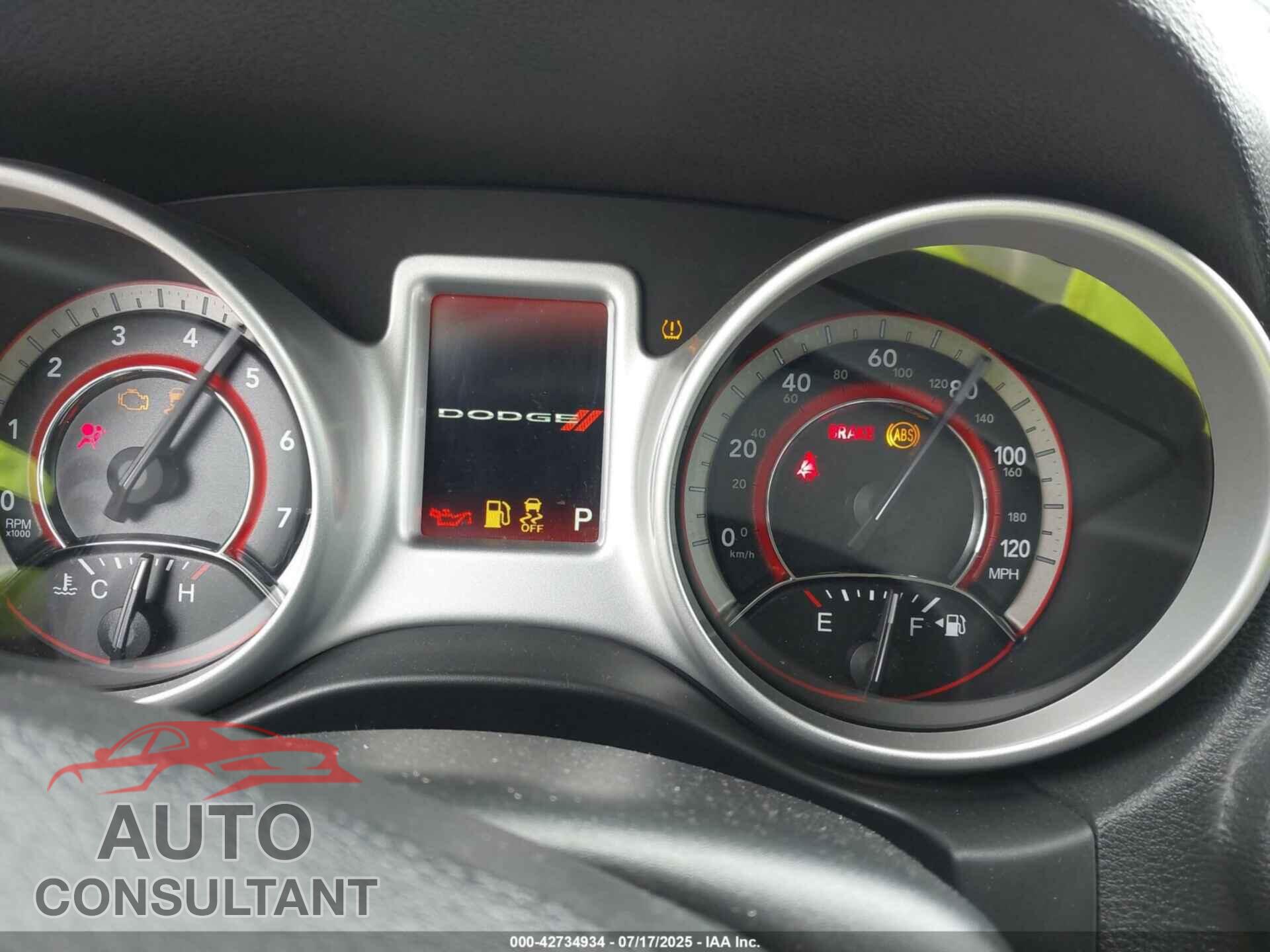DODGE JOURNEY 2017 - 3C4PDCAB3HT614169