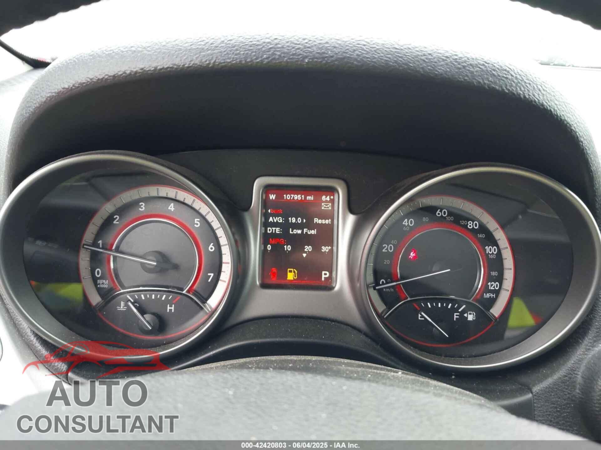 DODGE JOURNEY 2017 - 3C4PDCGG5HT536321