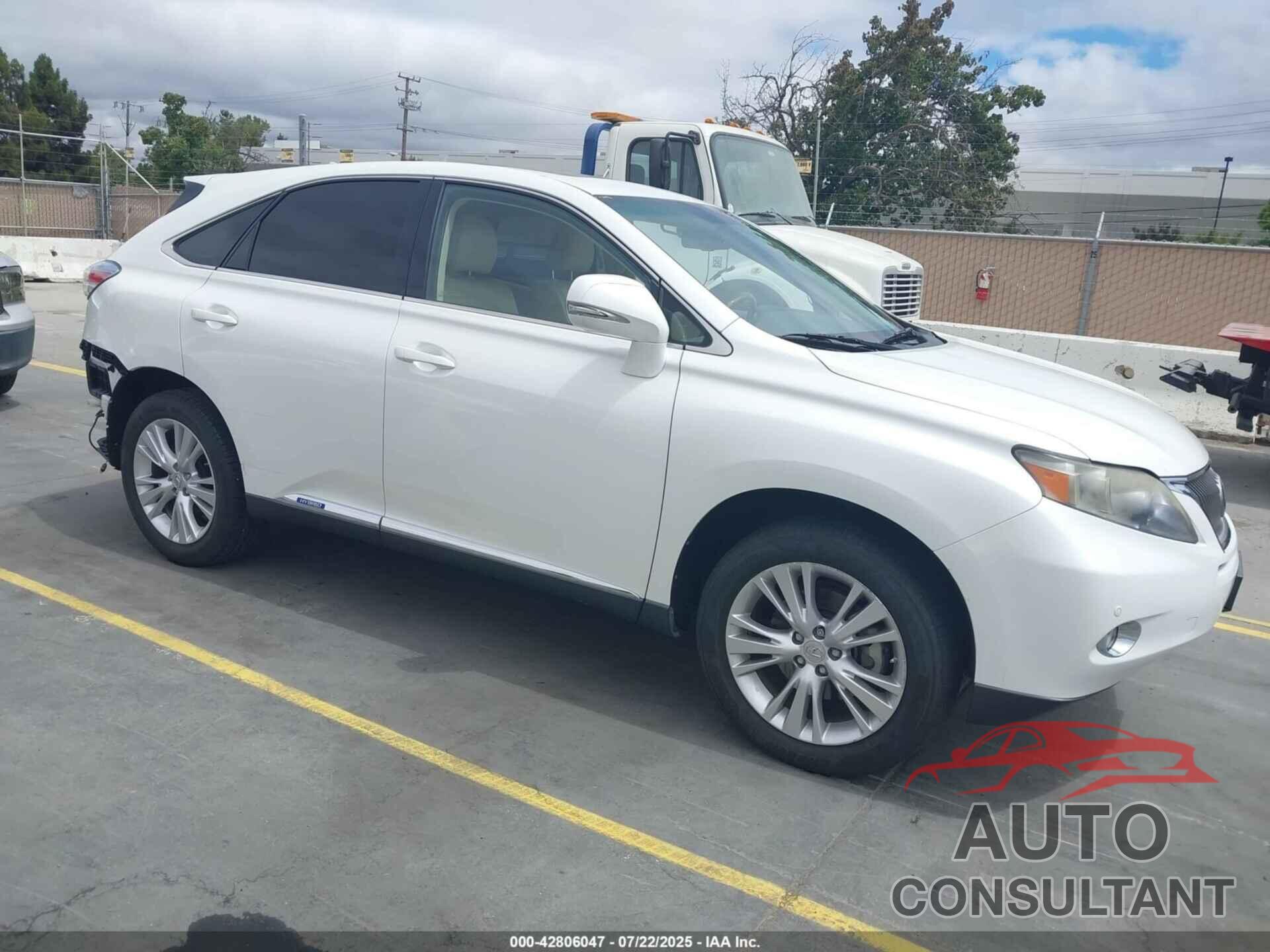 LEXUS RX 450H 2010 - JTJZB1BAXA2002399
