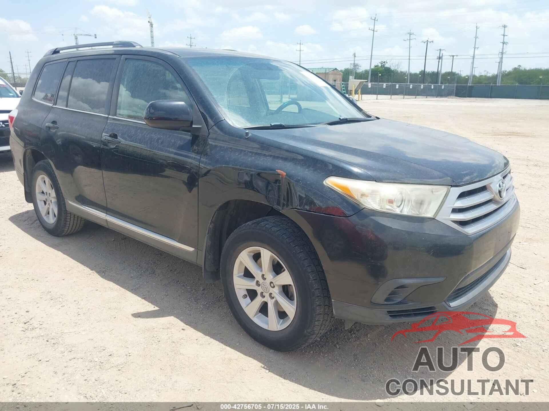 TOYOTA HIGHLANDER 2011 - 5TDZA3EH1BS012582