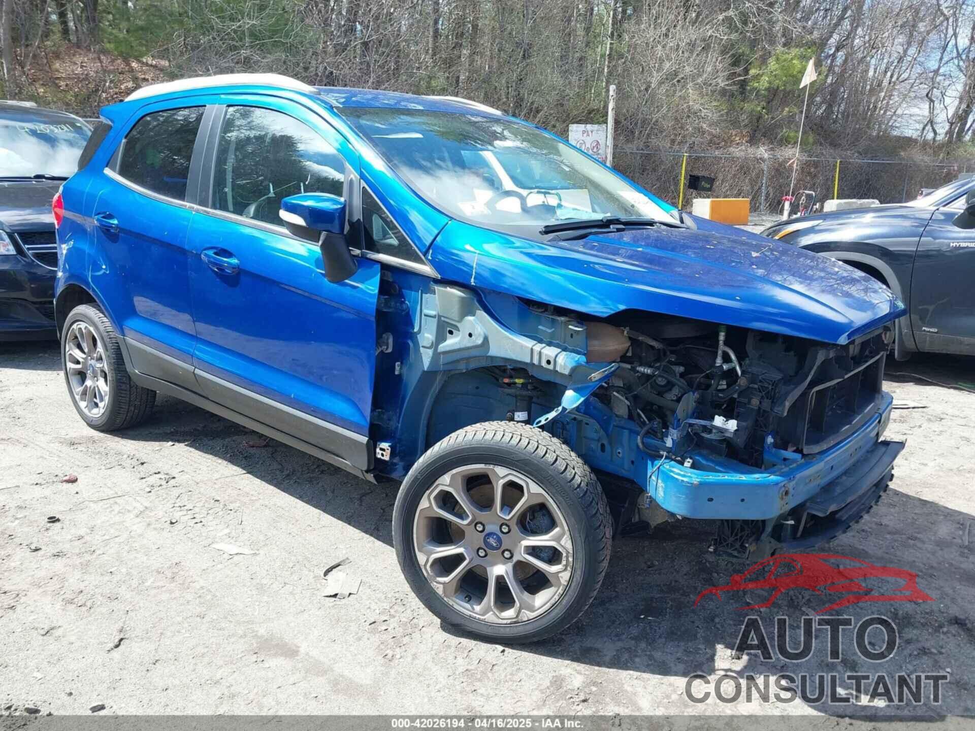 FORD ECOSPORT 2019 - MAJ6S3KL2KC293999