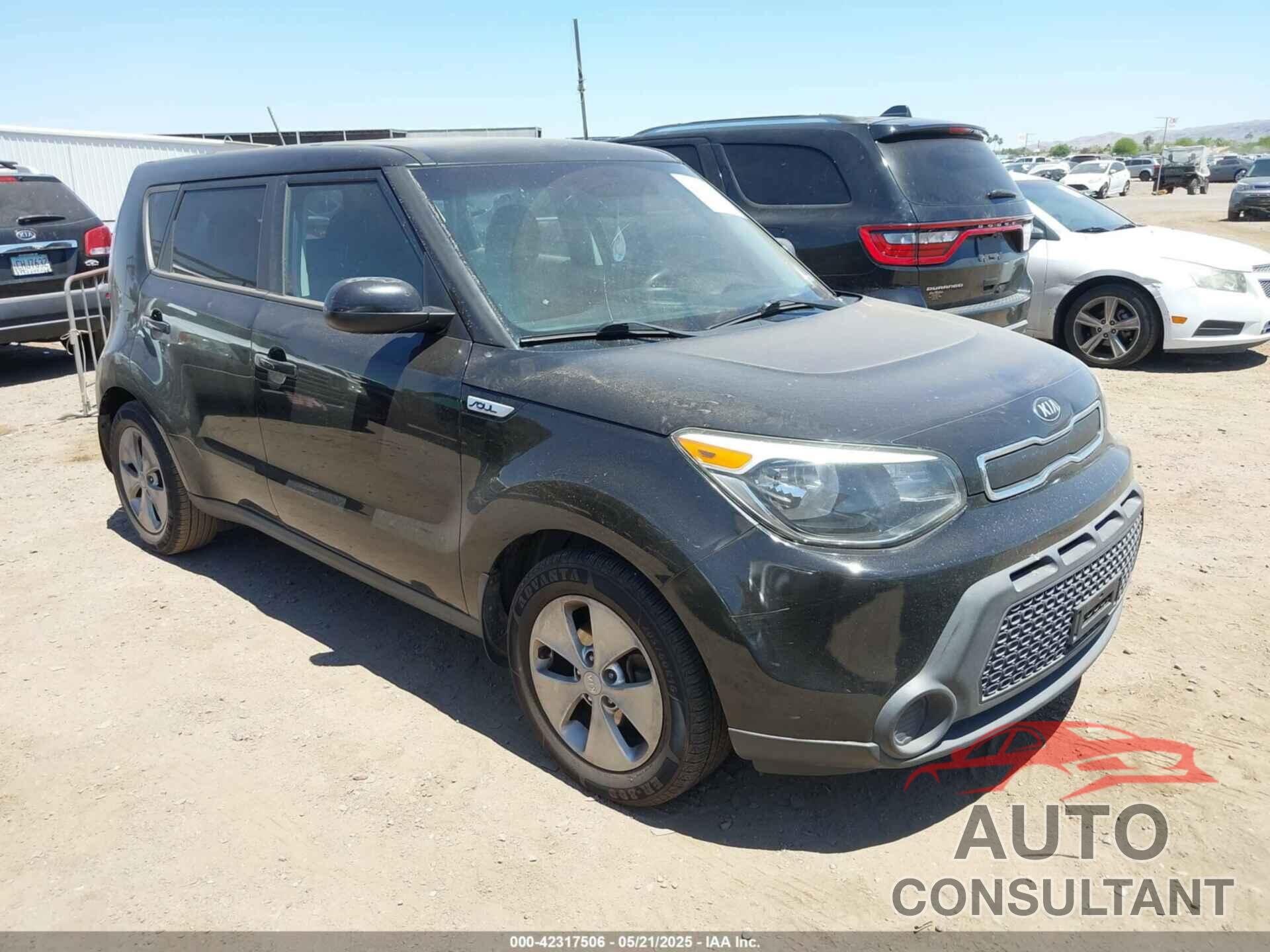 KIA SOUL 2015 - KNDJN2A20F7804266