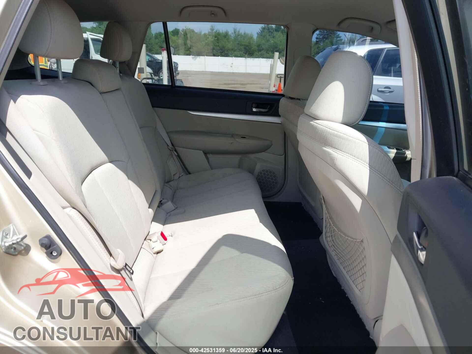 SUBARU OUTBACK 2010 - 4S4BRCCC1A3341702
