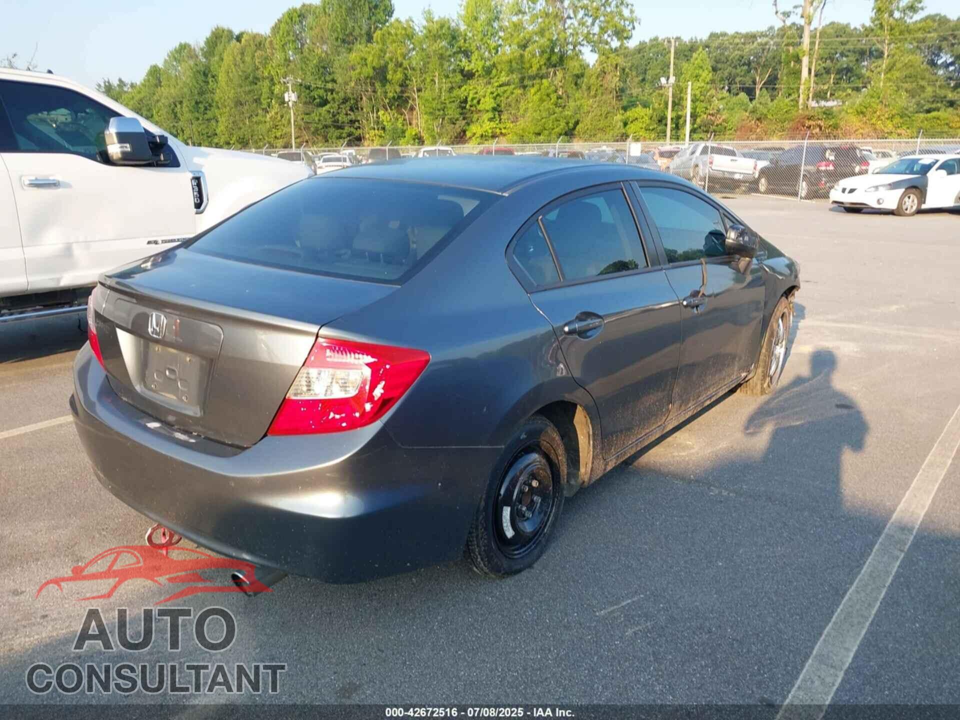 HONDA CIVIC 2012 - 2HGFB2F96CH582578